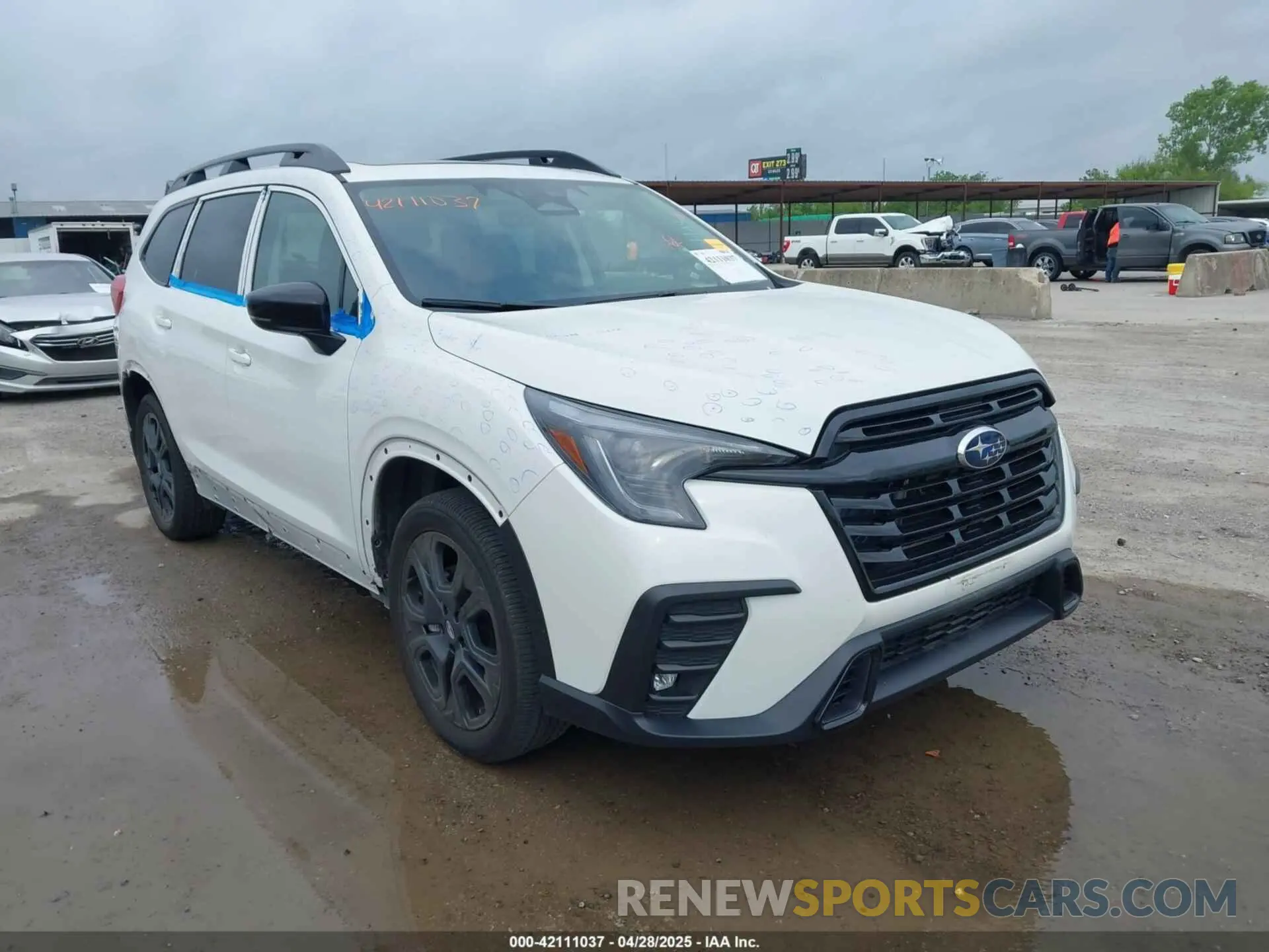 1 Photograph of a damaged car 4S4WMAHD8R3419734 SUBARU ASCENT 2024
