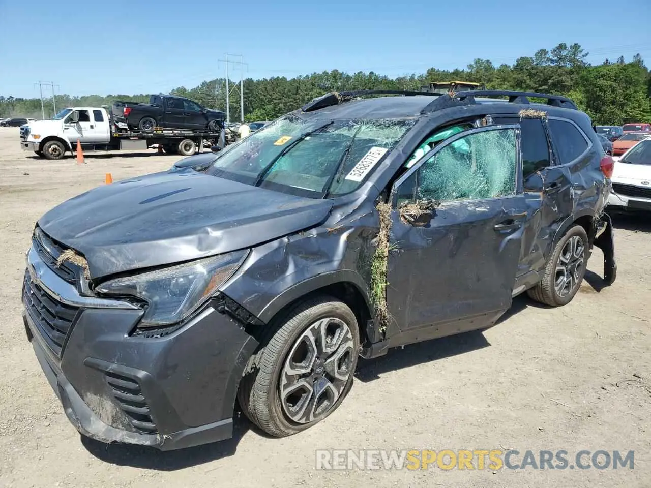 1 Photograph of a damaged car 4S4WMASD3R3455341 SUBARU ASCENT 2024