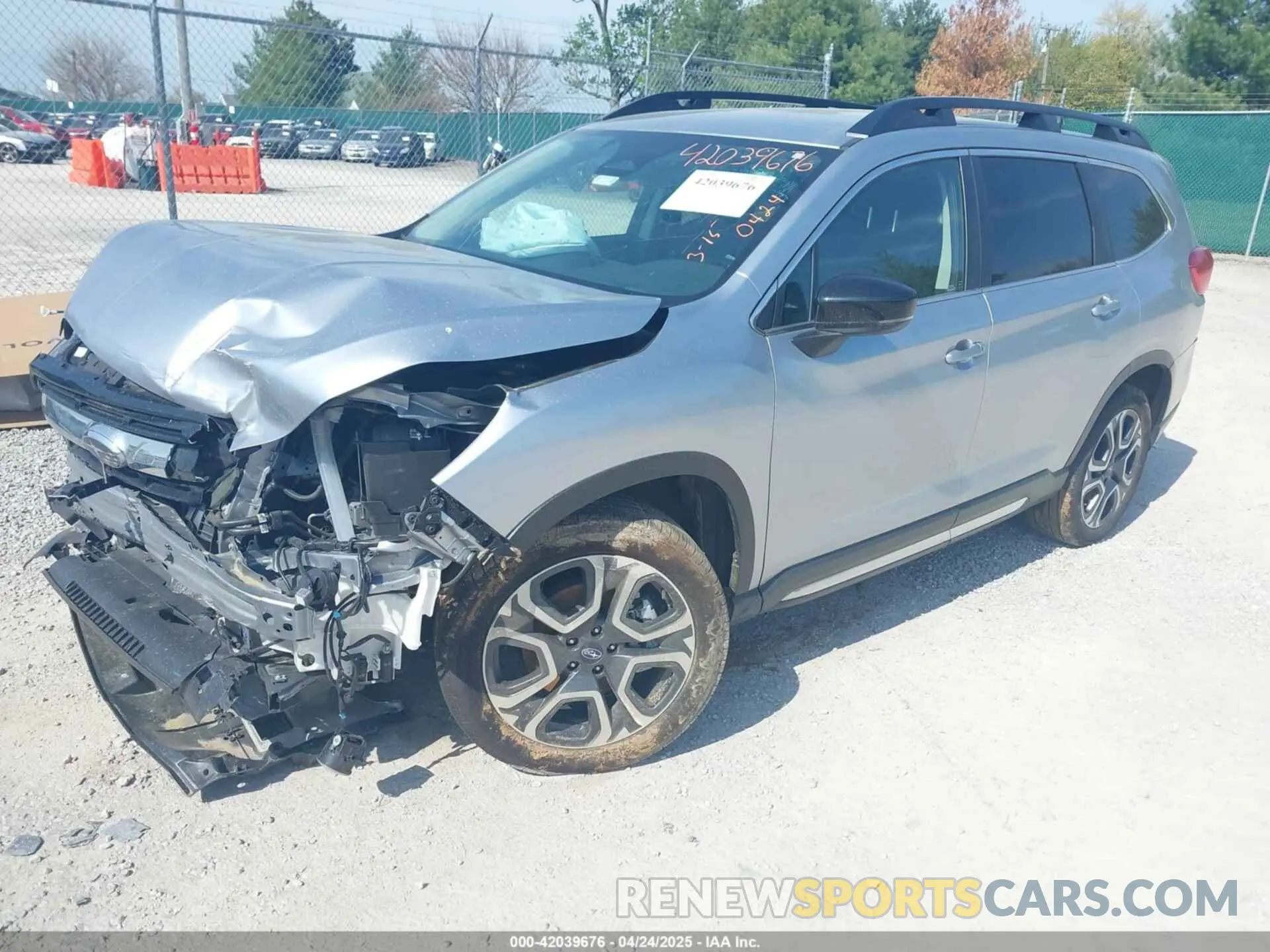 2 Photograph of a damaged car 4S4WMASD8R3420424 SUBARU ASCENT 2024
