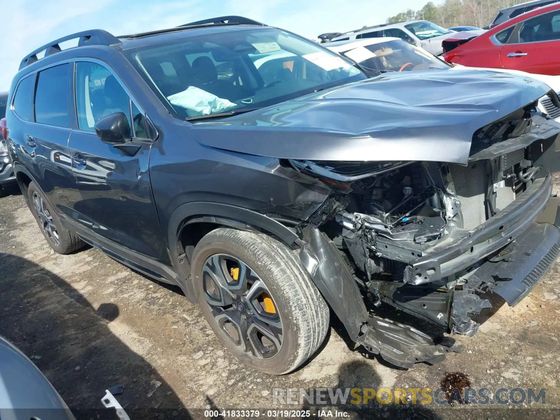 1 Photograph of a damaged car 4S4WMAUD5R3433323 SUBARU ASCENT 2024
