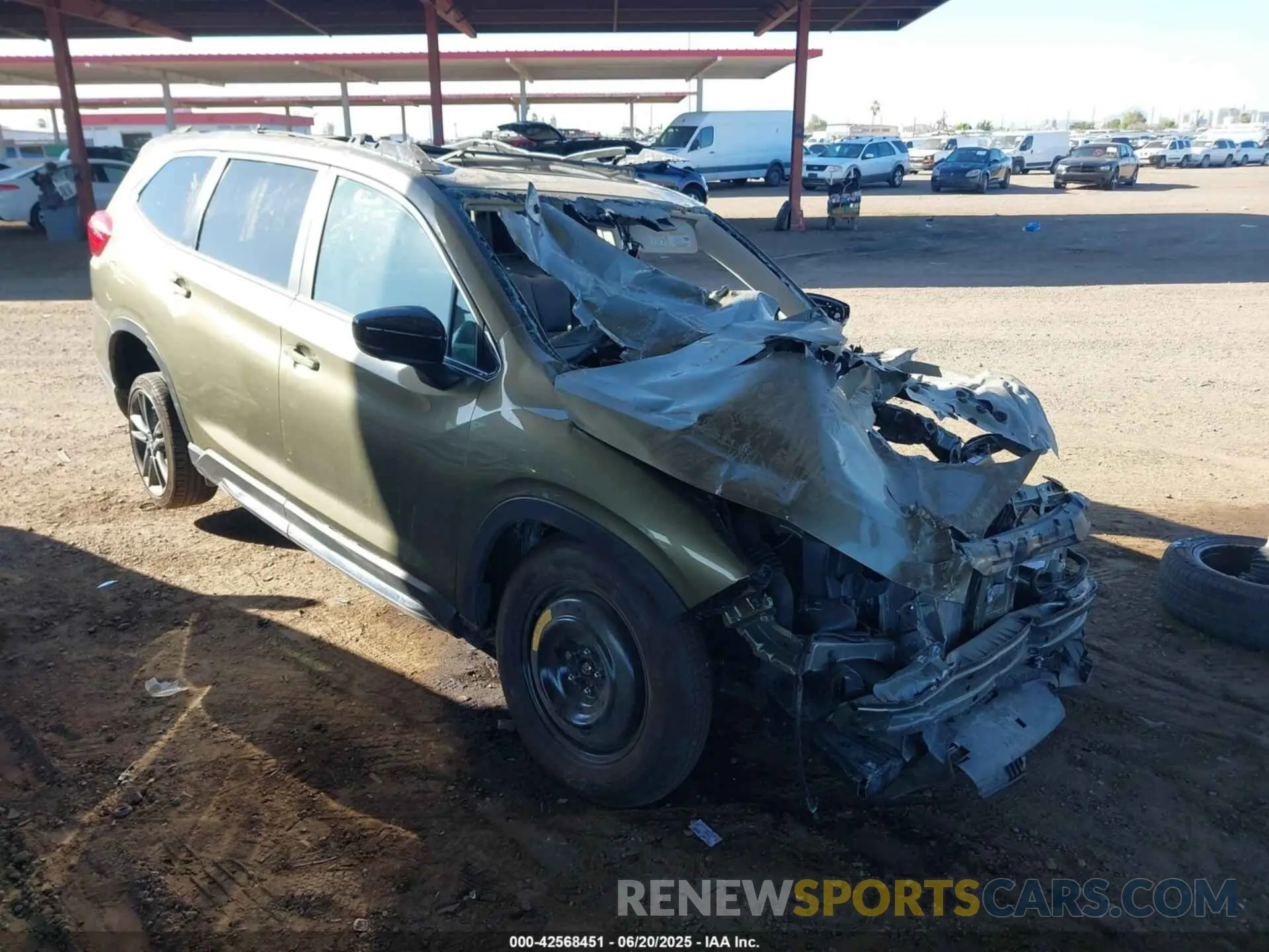 1 Photograph of a damaged car 4S4WMAUDXR3455768 SUBARU ASCENT 2024