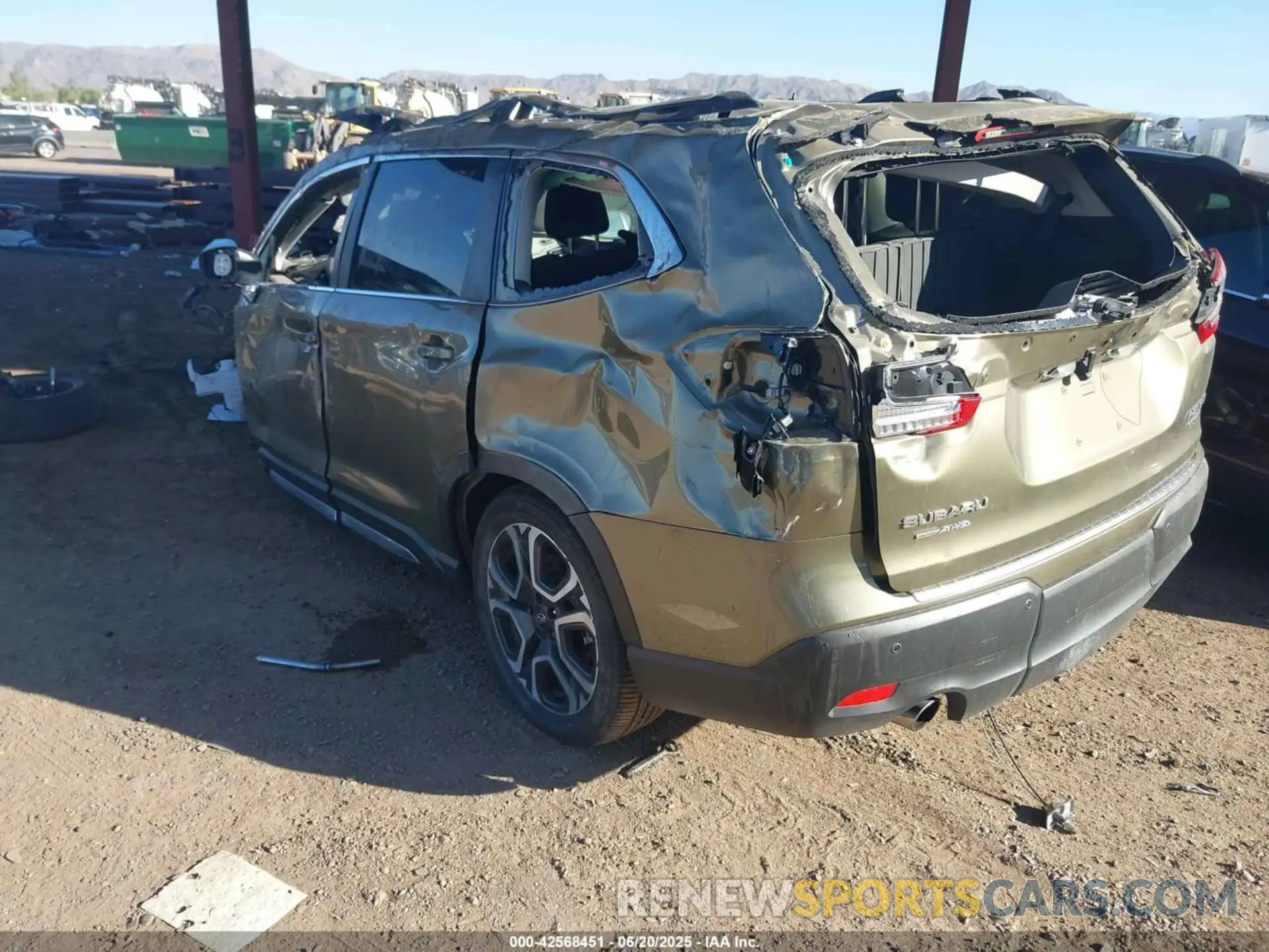 3 Photograph of a damaged car 4S4WMAUDXR3455768 SUBARU ASCENT 2024