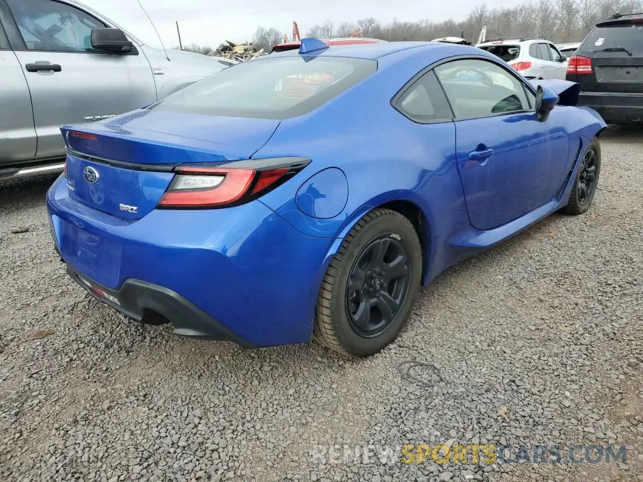 3 Photograph of a damaged car JF1ZDBE1XN9703476 SUBARU BRZ 2022