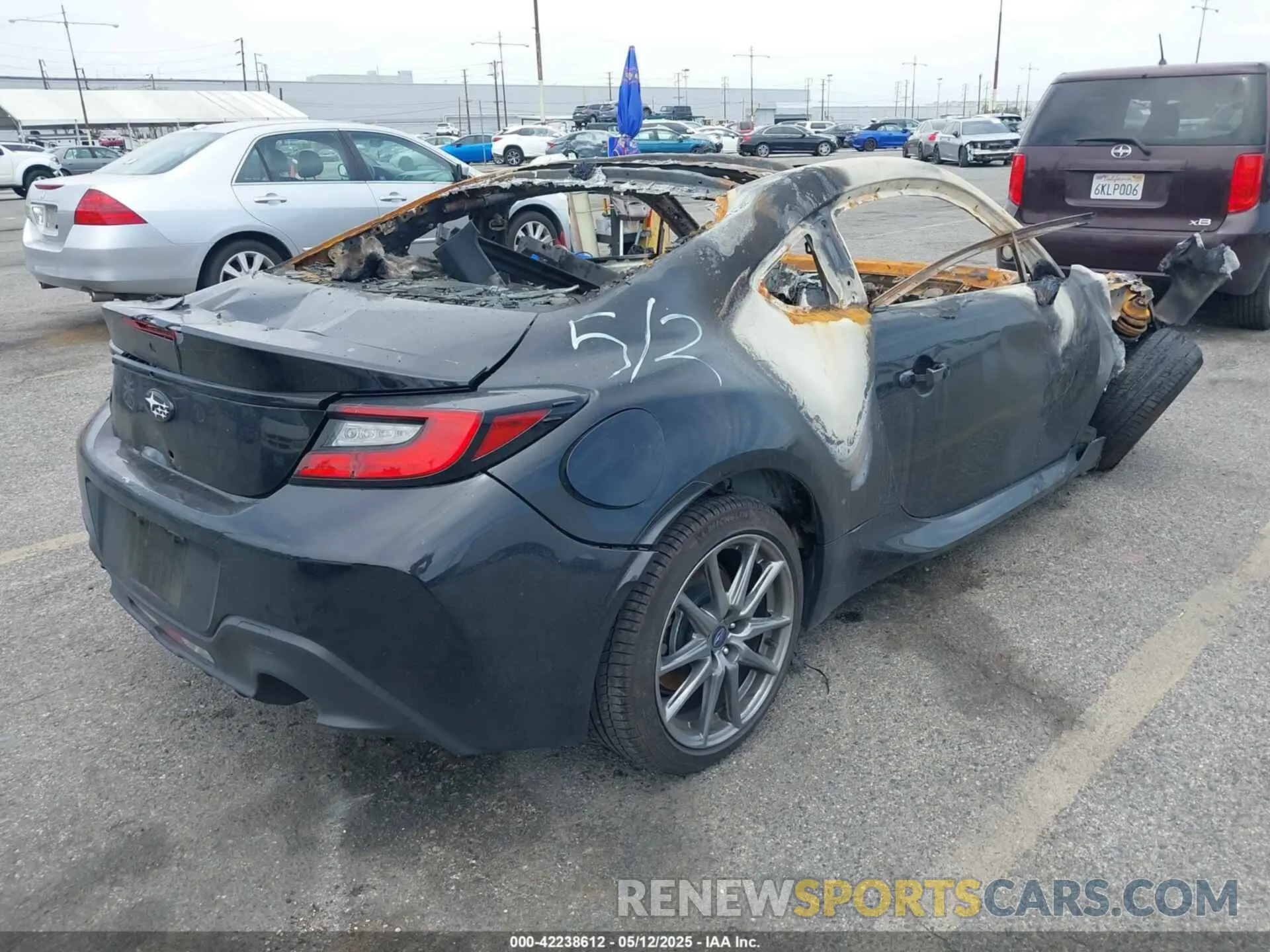 4 Photograph of a damaged car JF1ZDBB19P9707574 SUBARU BRZ 2023