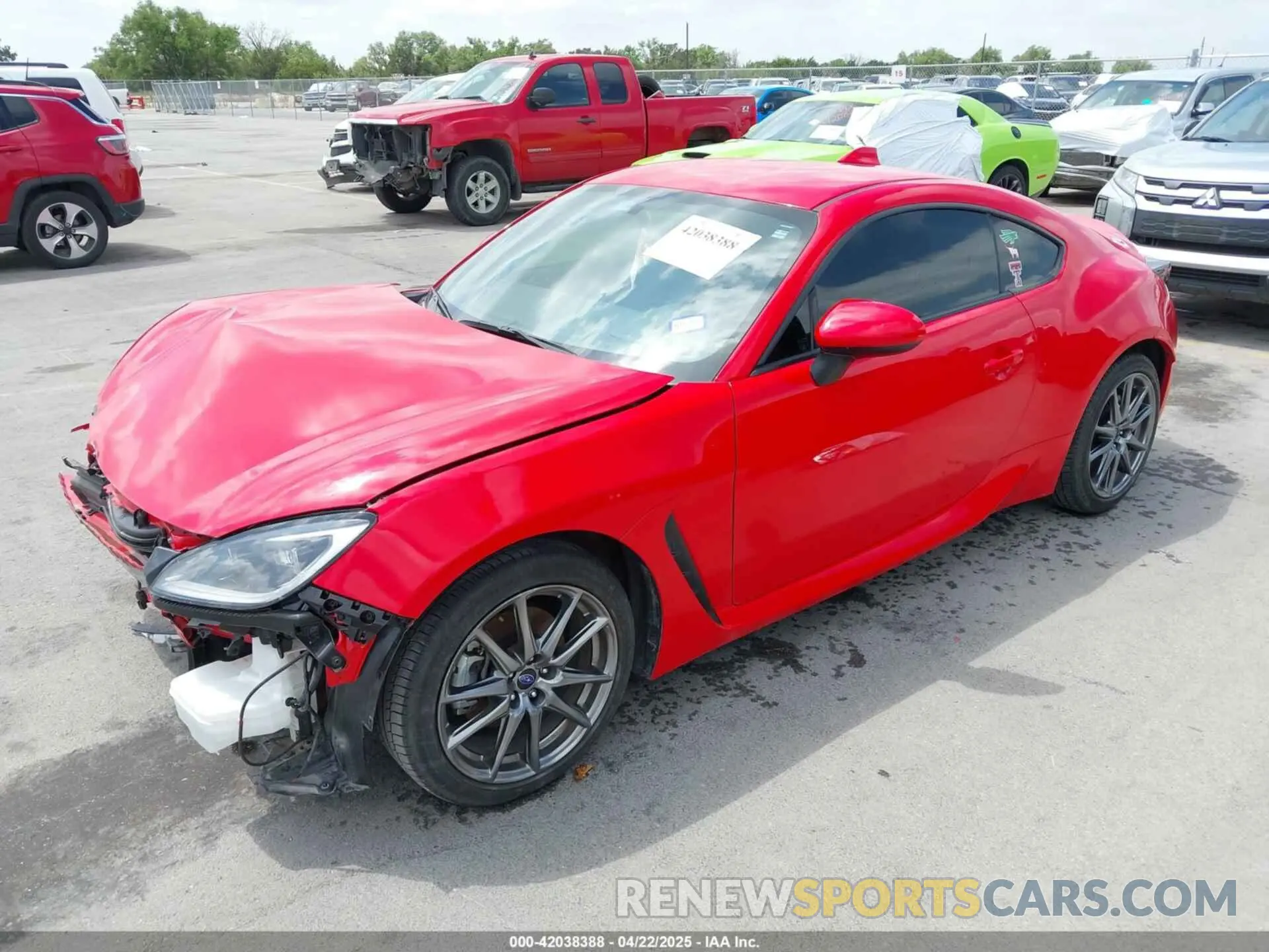 2 Photograph of a damaged car JF1ZDBC14P8700679 SUBARU BRZ 2023