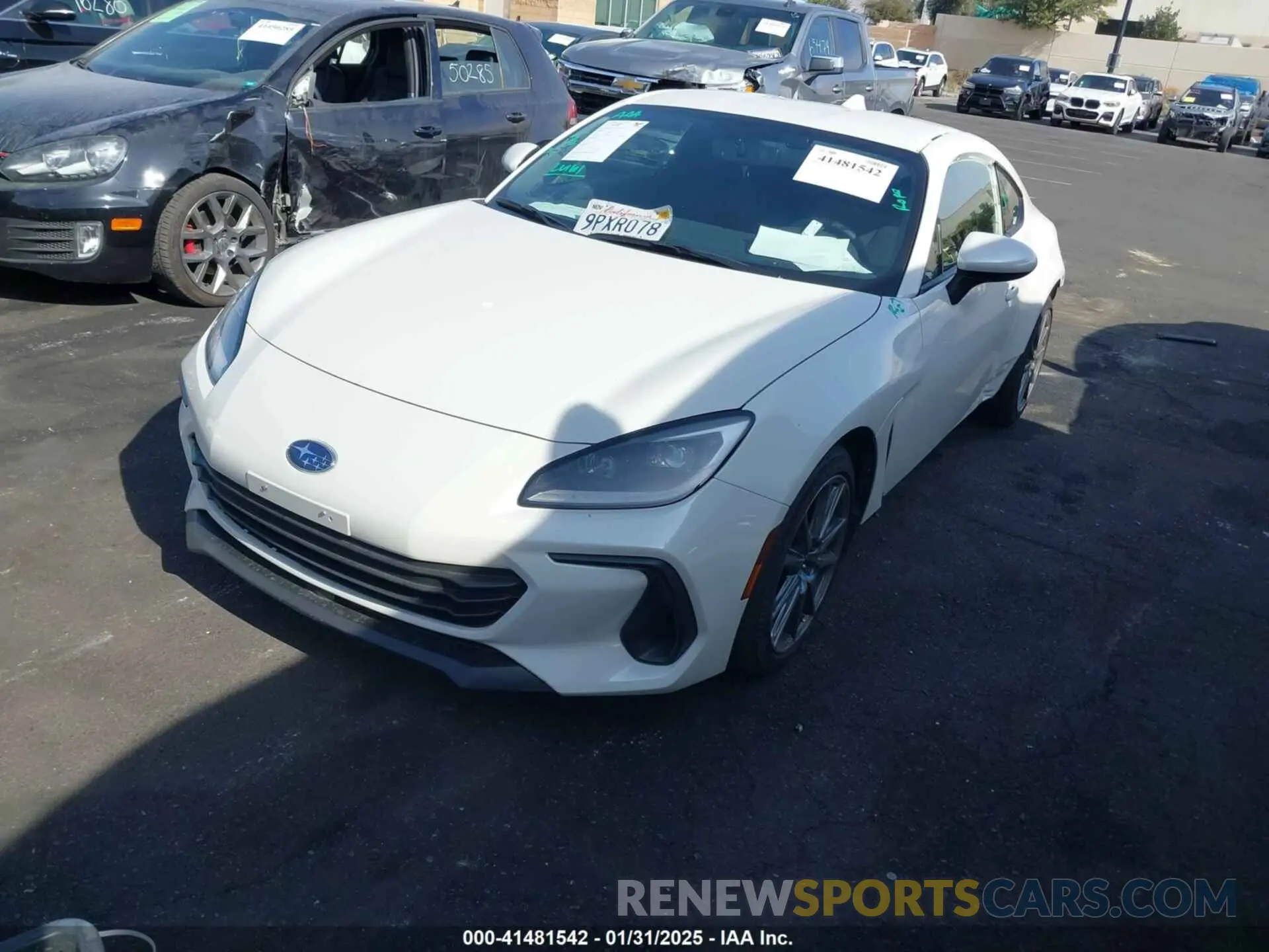 2 Photograph of a damaged car JF1ZDBB10R9704078 SUBARU BRZ 2024