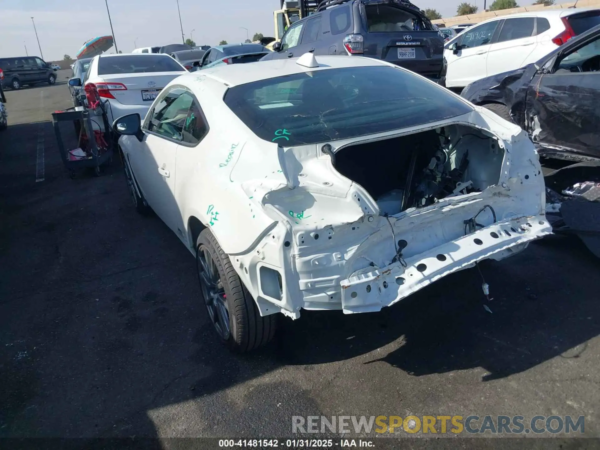 3 Photograph of a damaged car JF1ZDBB10R9704078 SUBARU BRZ 2024