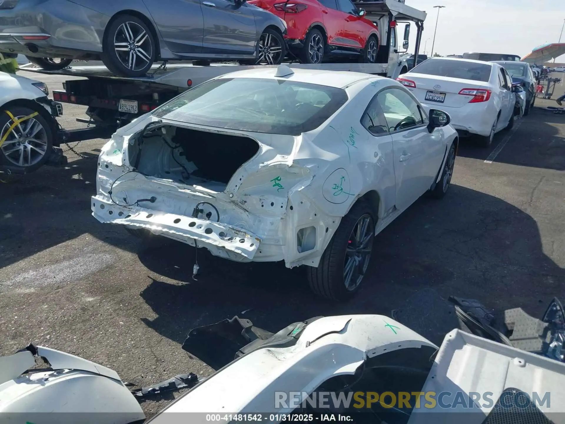 4 Photograph of a damaged car JF1ZDBB10R9704078 SUBARU BRZ 2024