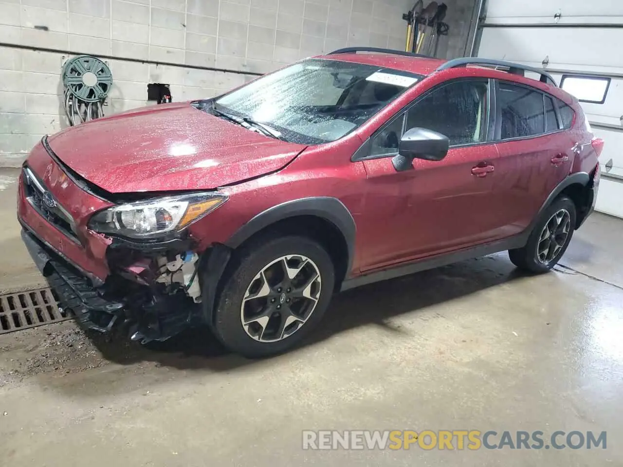 1 Photograph of a damaged car JF2GTAAC4KH360284 SUBARU CROSSTREK 2019