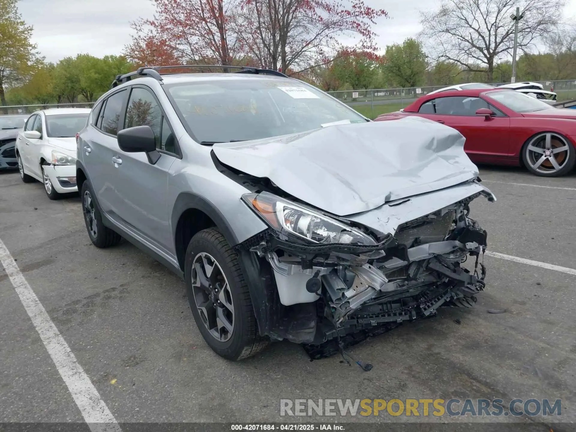1 Photograph of a damaged car JF2GTAAC9KH216696 SUBARU CROSSTREK 2019