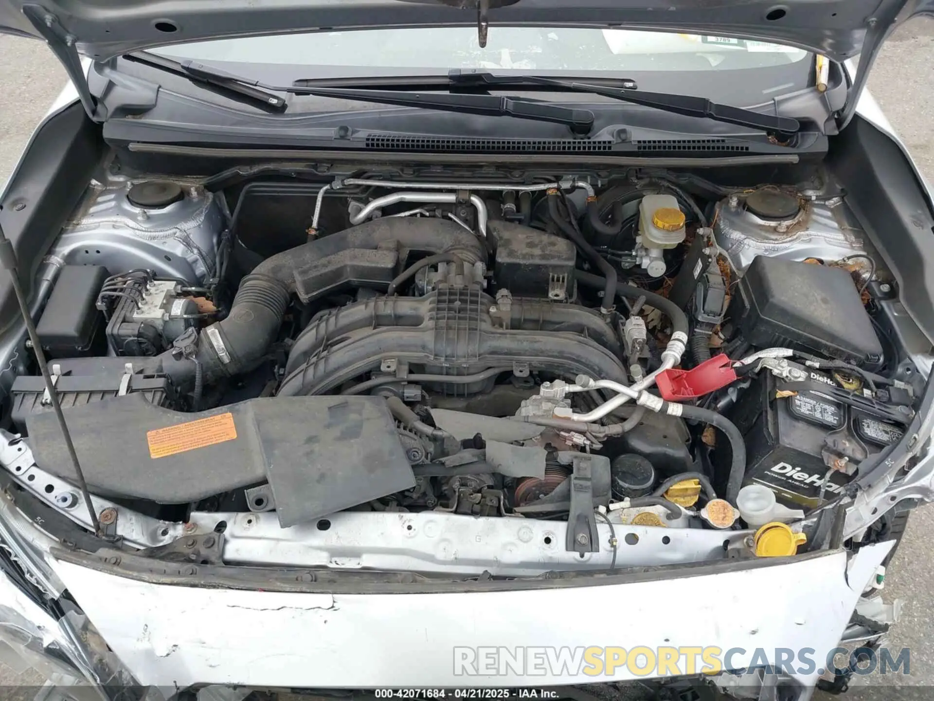 10 Photograph of a damaged car JF2GTAAC9KH216696 SUBARU CROSSTREK 2019