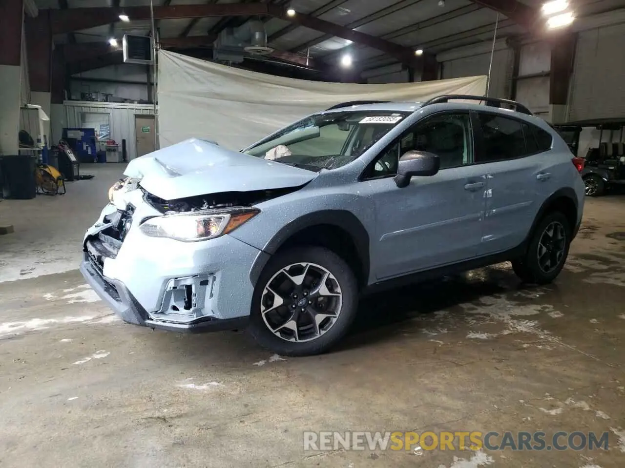 1 Photograph of a damaged car JF2GTAACXKH355400 SUBARU CROSSTREK 2019