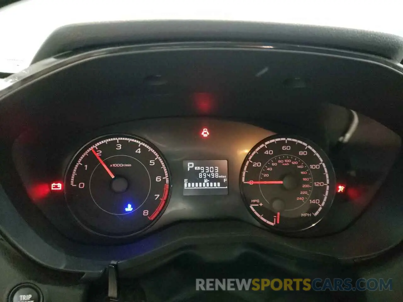 9 Photograph of a damaged car JF2GTAACXKH355400 SUBARU CROSSTREK 2019