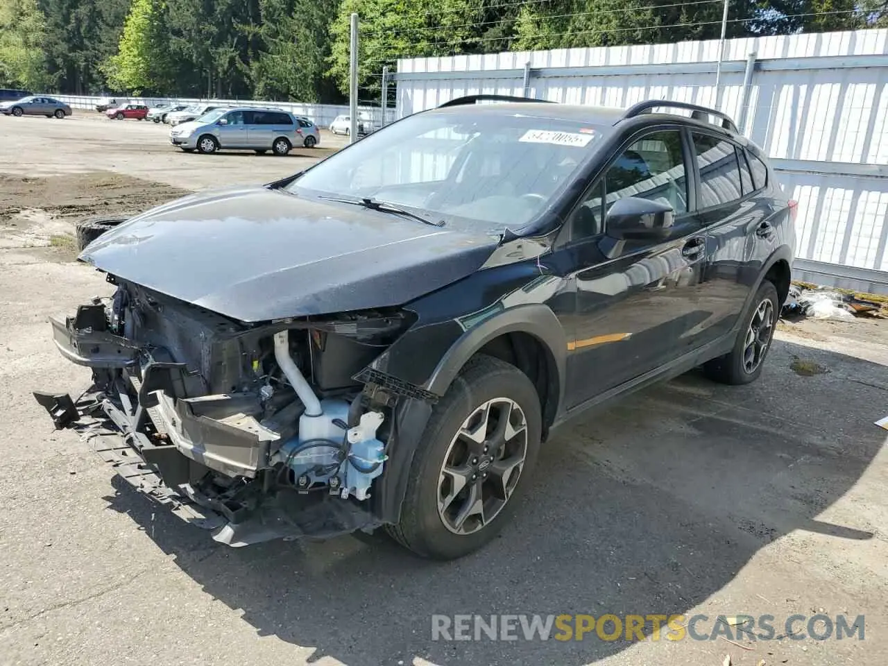 1 Photograph of a damaged car JF2GTABC1K8386615 SUBARU CROSSTREK 2019