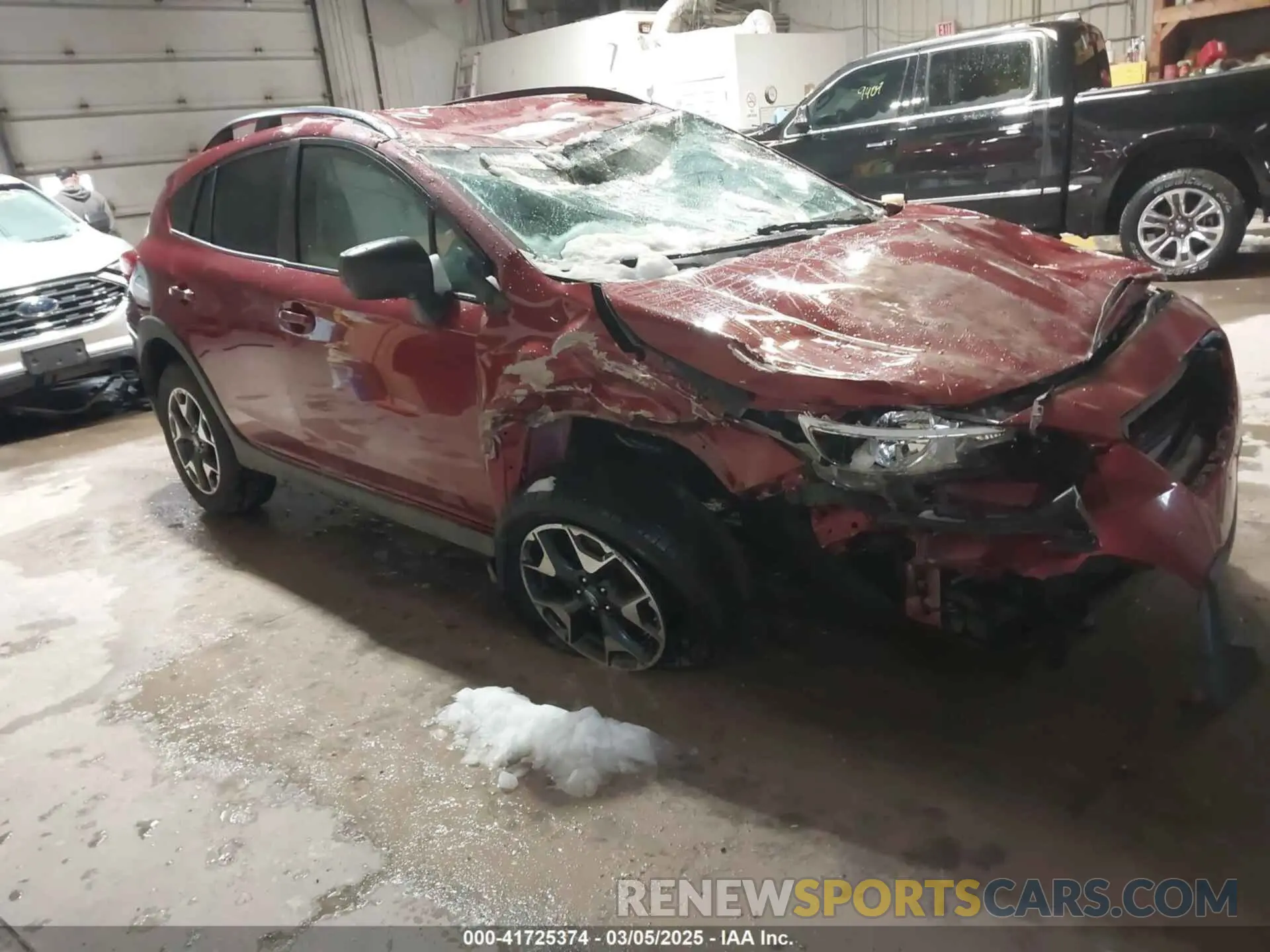 1 Photograph of a damaged car JF2GTABC4K8362261 SUBARU CROSSTREK 2019