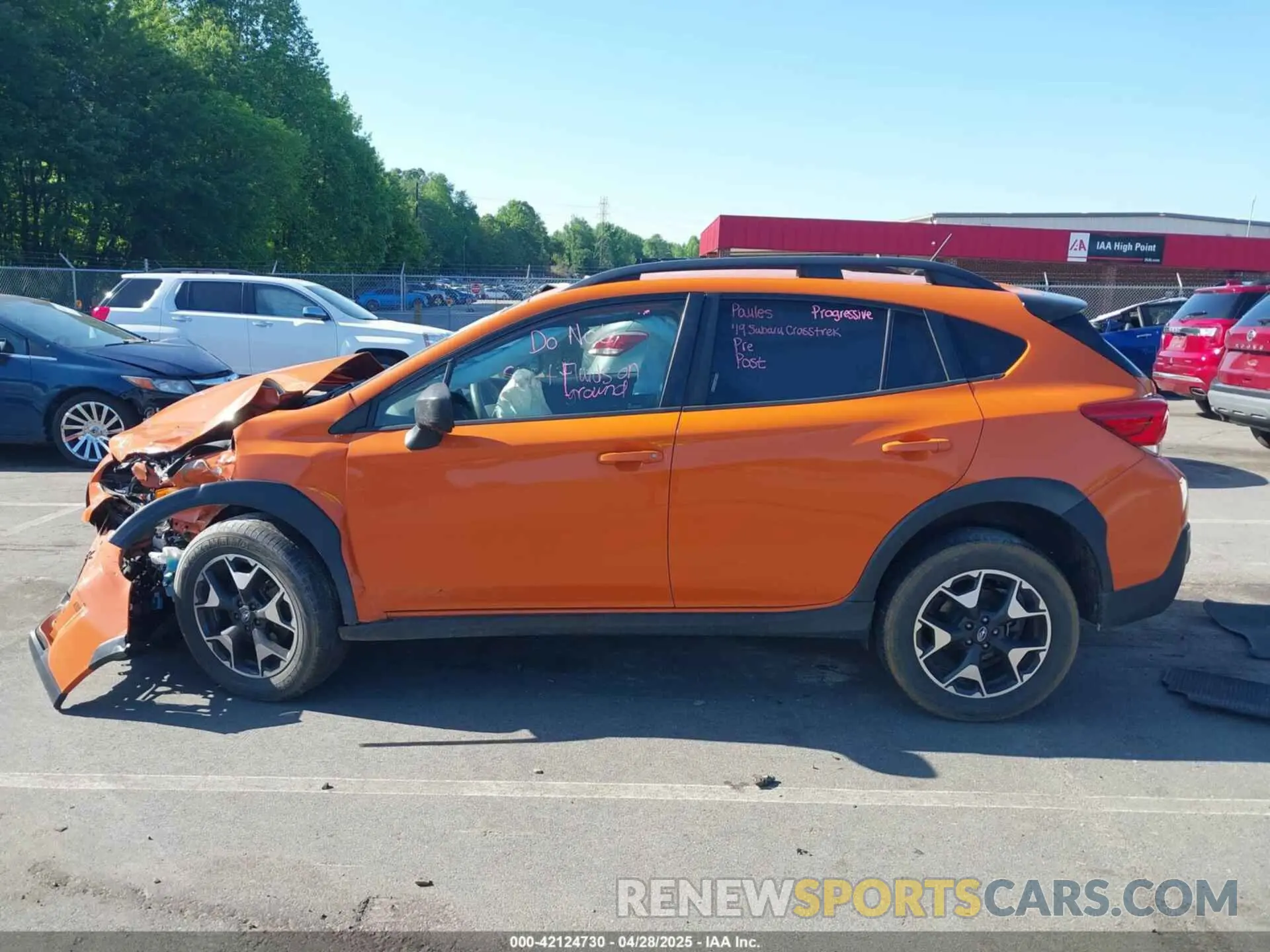 14 Photograph of a damaged car JF2GTABC5K8255235 SUBARU CROSSTREK 2019