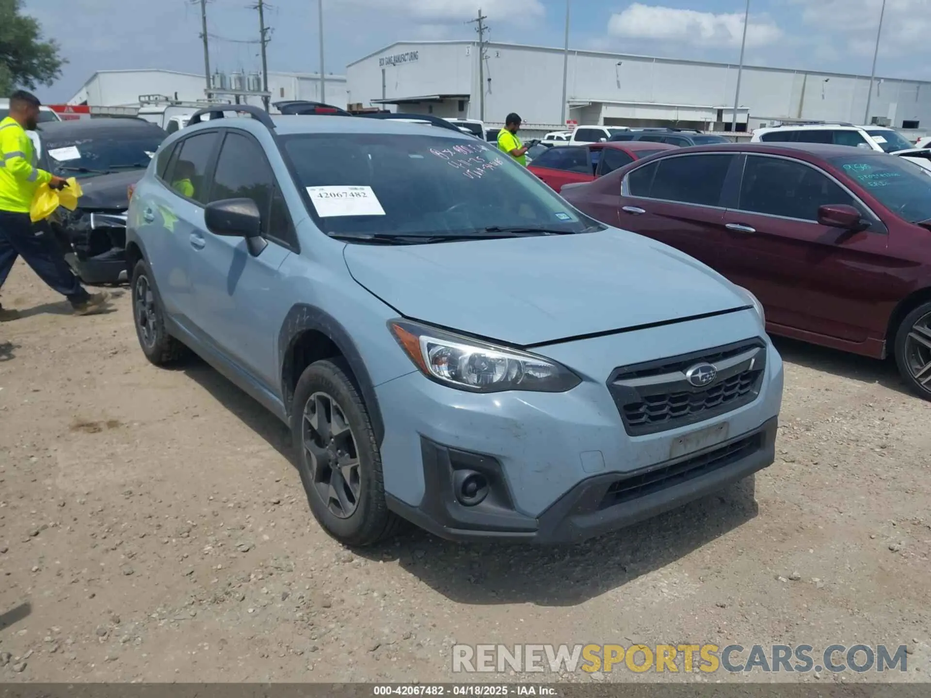 1 Photograph of a damaged car JF2GTABC5KH349485 SUBARU CROSSTREK 2019