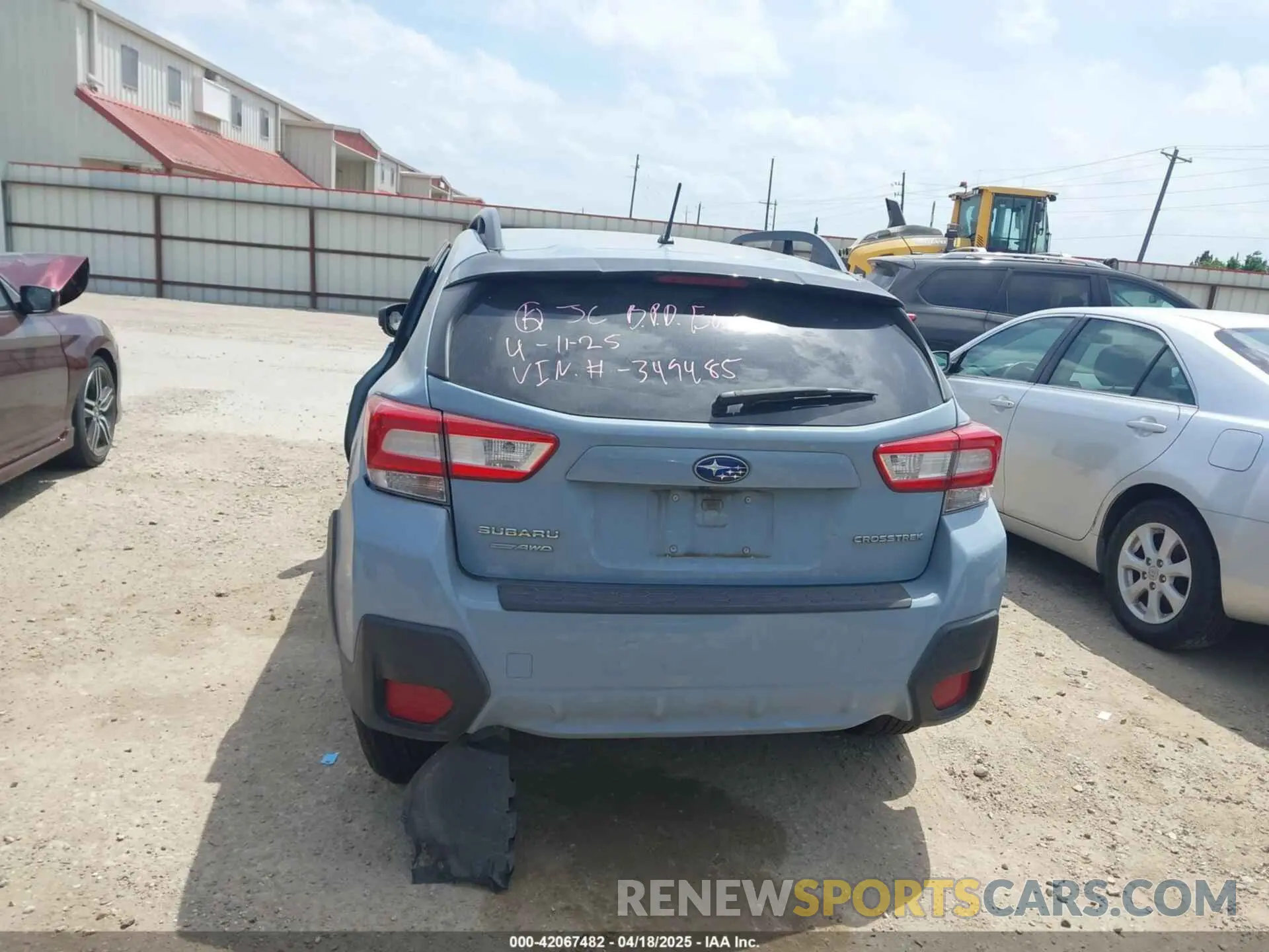 16 Photograph of a damaged car JF2GTABC5KH349485 SUBARU CROSSTREK 2019