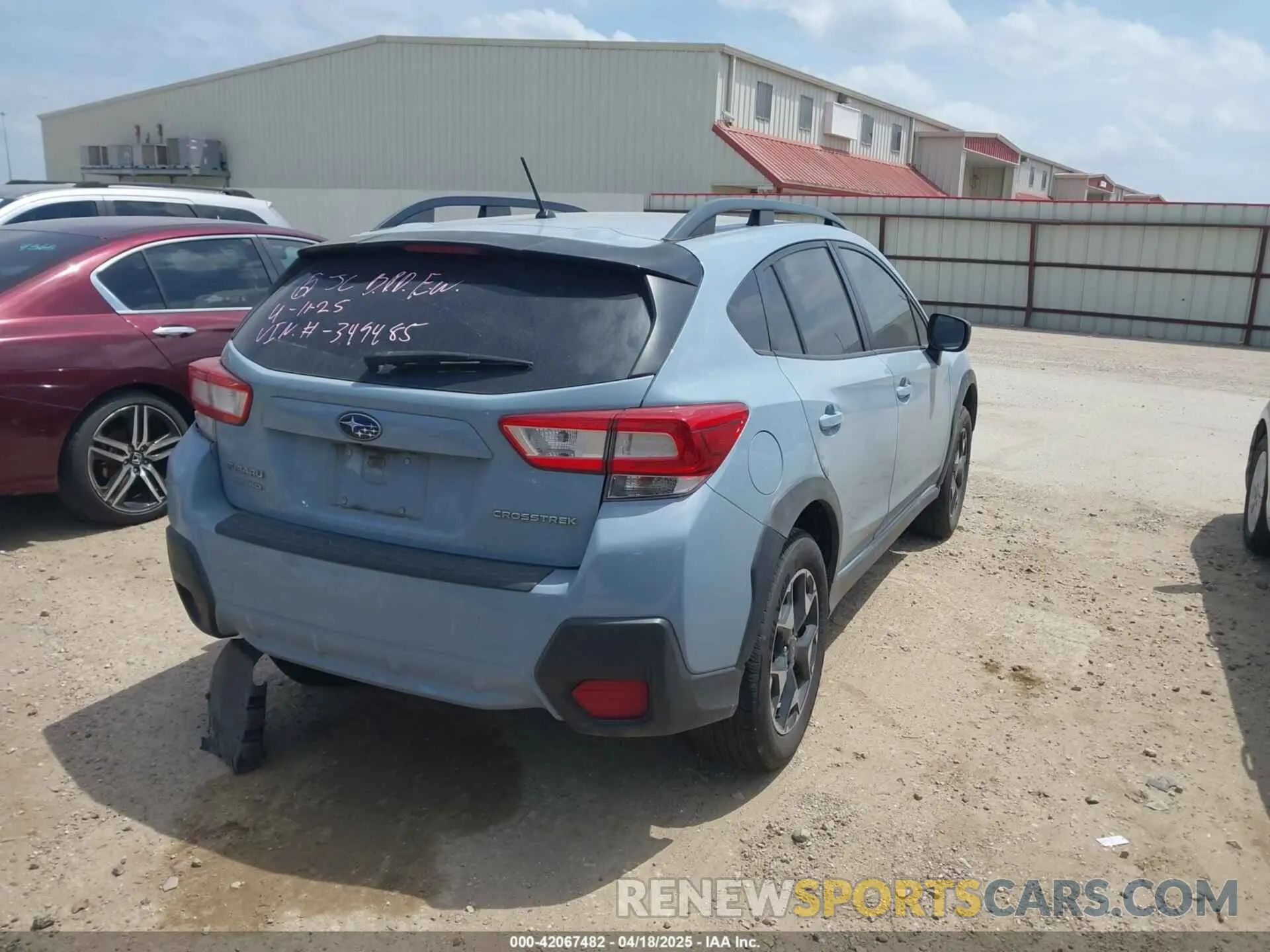 4 Photograph of a damaged car JF2GTABC5KH349485 SUBARU CROSSTREK 2019