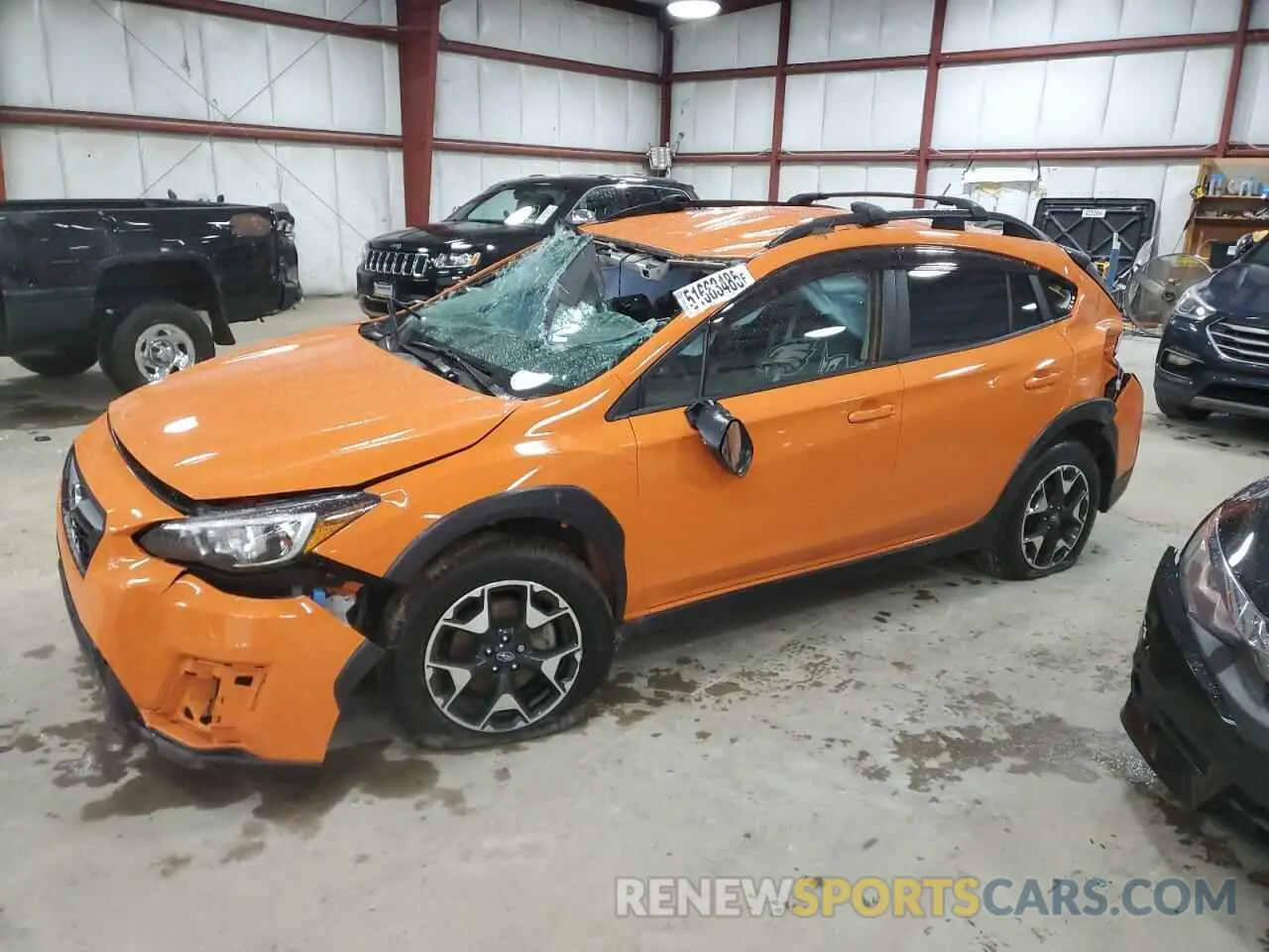 1 Photograph of a damaged car JF2GTABC7K8277236 SUBARU CROSSTREK 2019