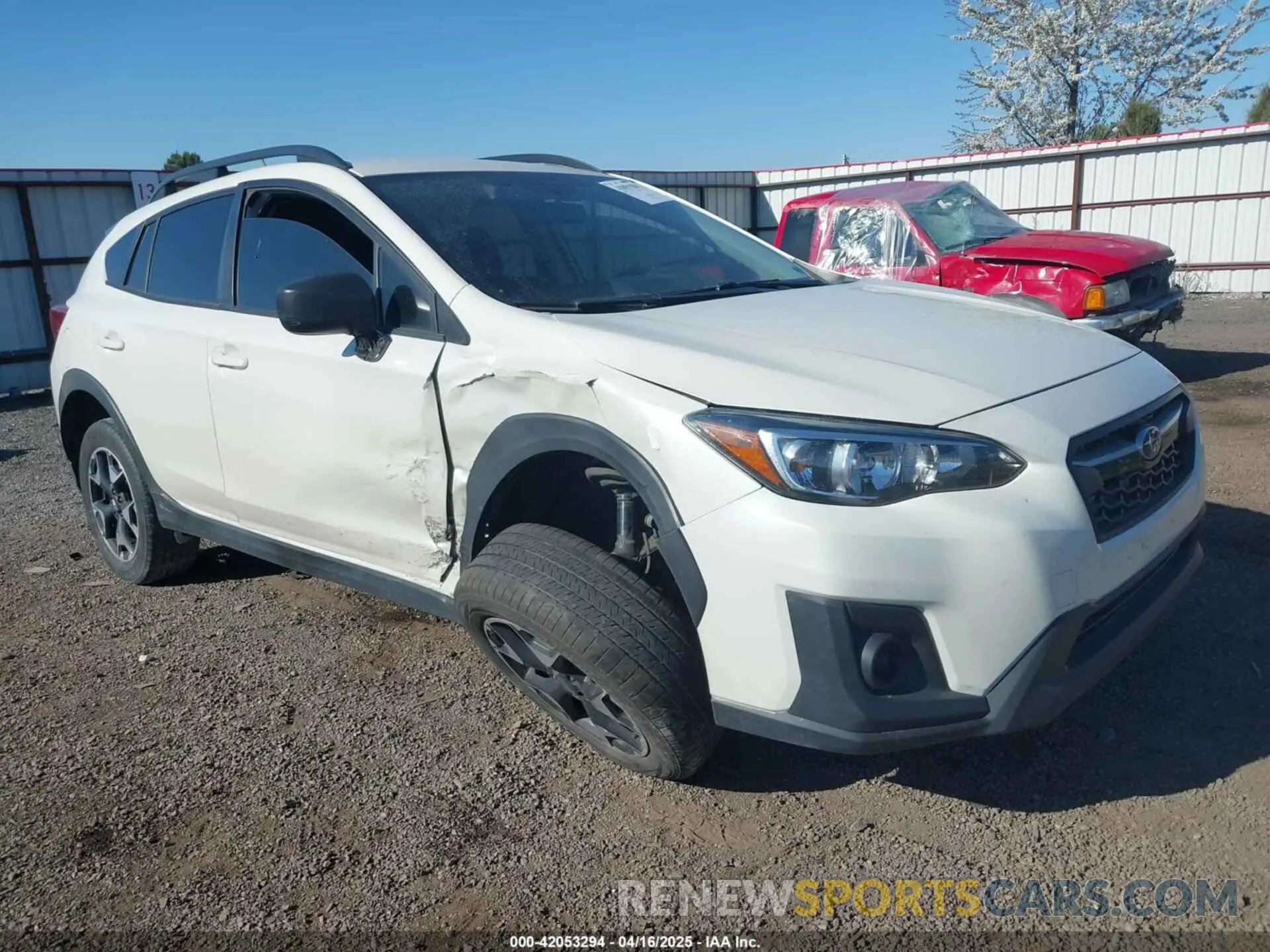 1 Photograph of a damaged car JF2GTABC7K8294571 SUBARU CROSSTREK 2019