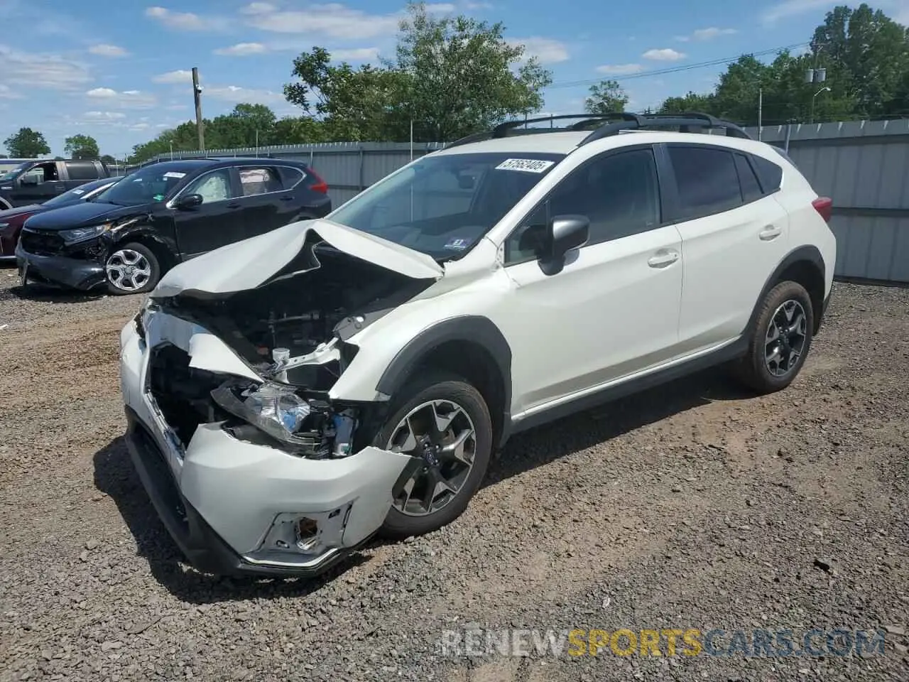 1 Photograph of a damaged car JF2GTABC8KH393027 SUBARU CROSSTREK 2019