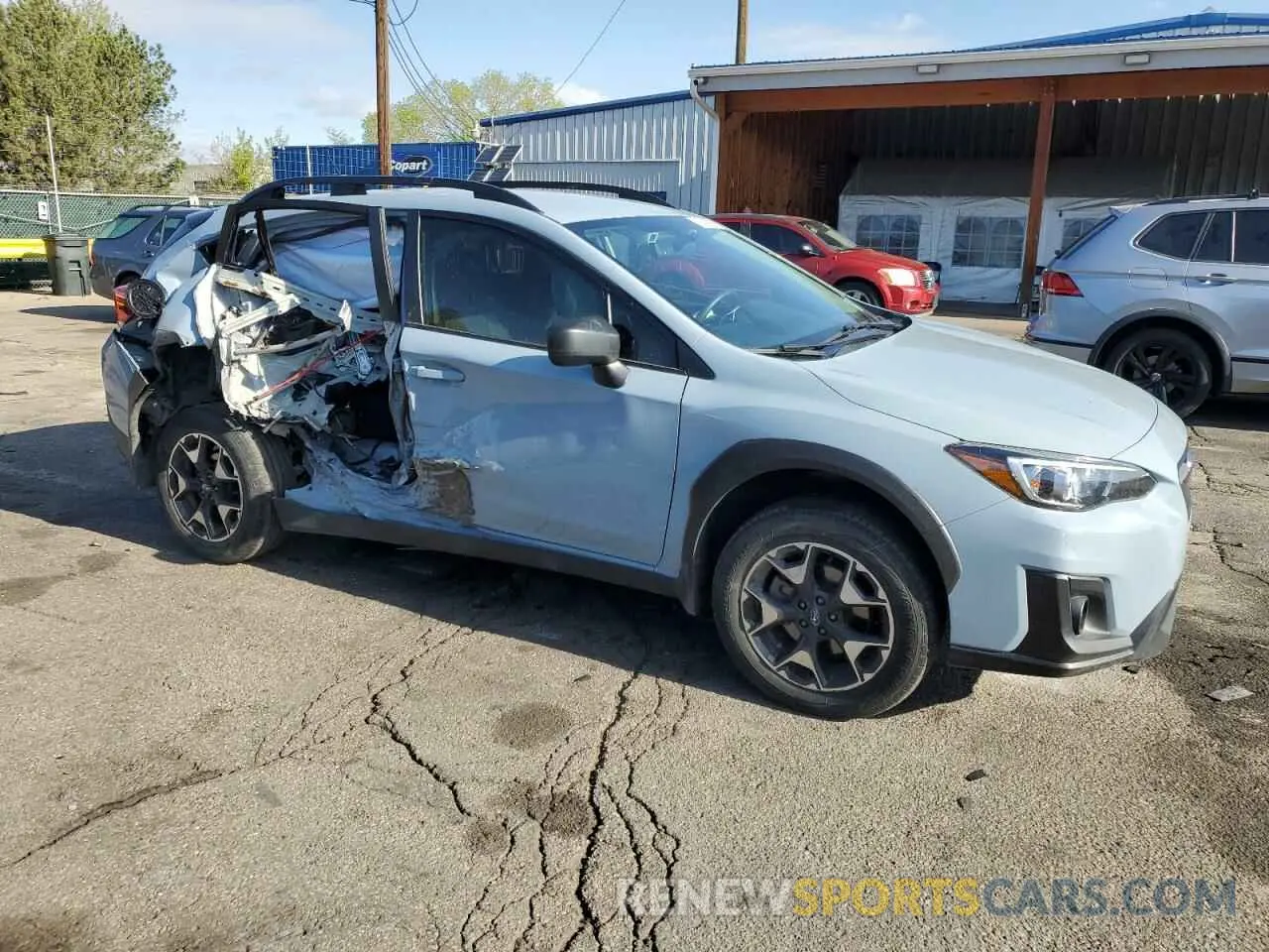 4 Photograph of a damaged car JF2GTABC9K8353037 SUBARU CROSSTREK 2019