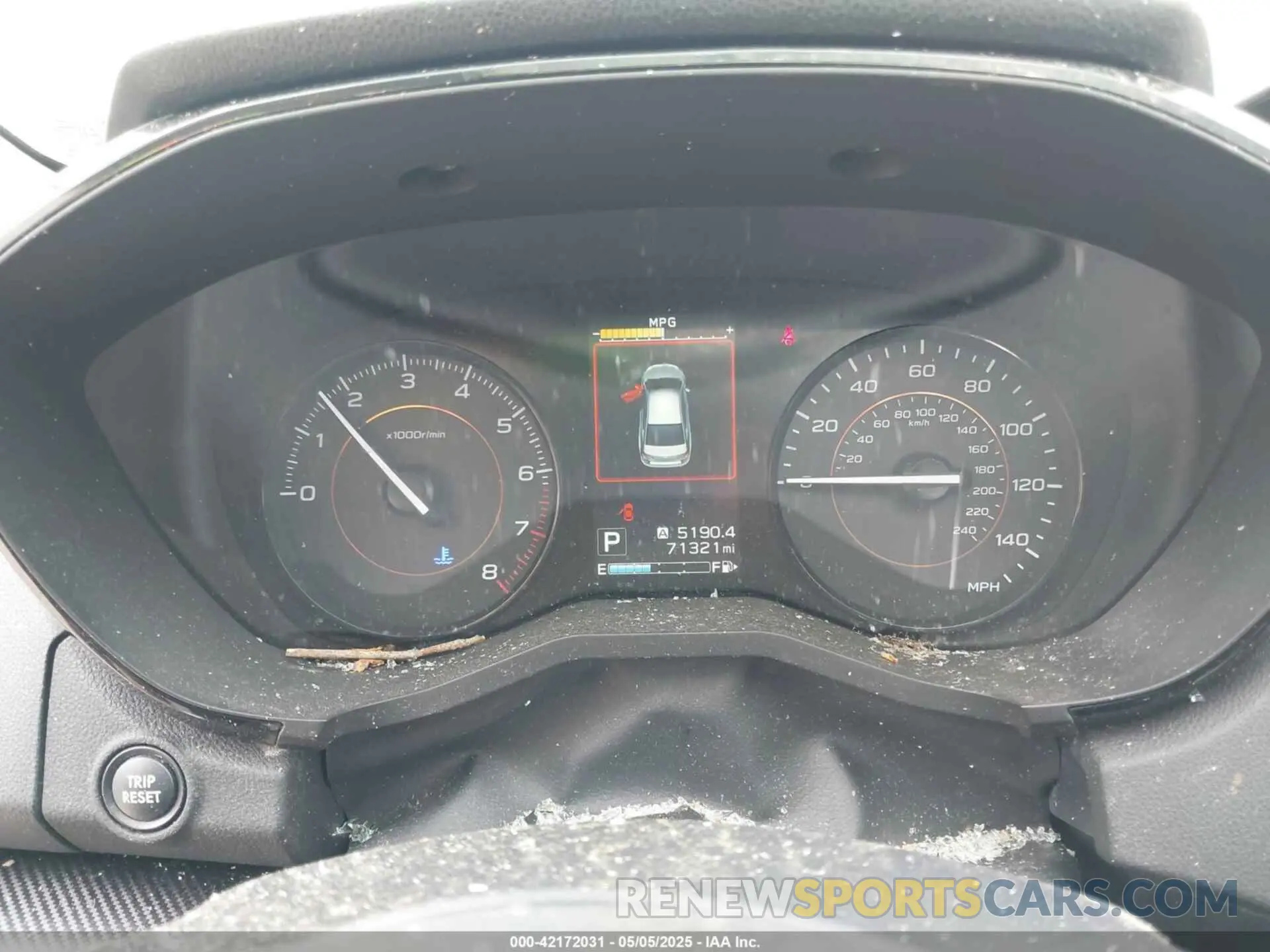 7 Photograph of a damaged car JF2GTABCXK8263346 SUBARU CROSSTREK 2019