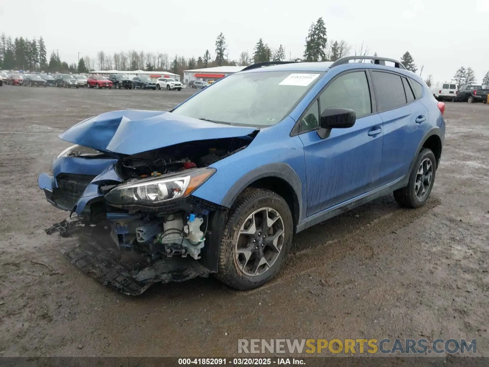 2 Photograph of a damaged car JF2GTABCXKH231965 SUBARU CROSSTREK 2019