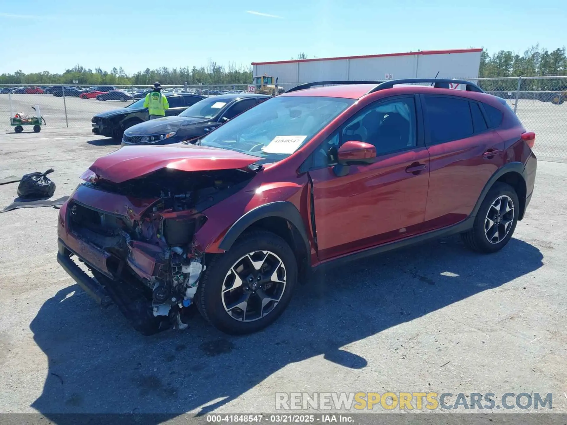 2 Photograph of a damaged car JF2GTABCXKH313713 SUBARU CROSSTREK 2019