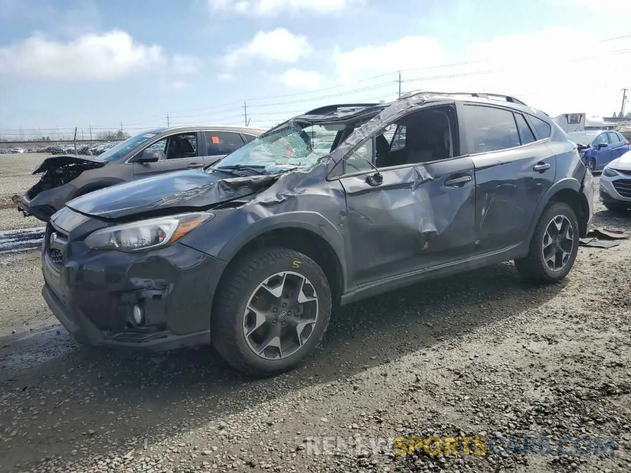 1 Photograph of a damaged car JF2GTACC1KG288107 SUBARU CROSSTREK 2019