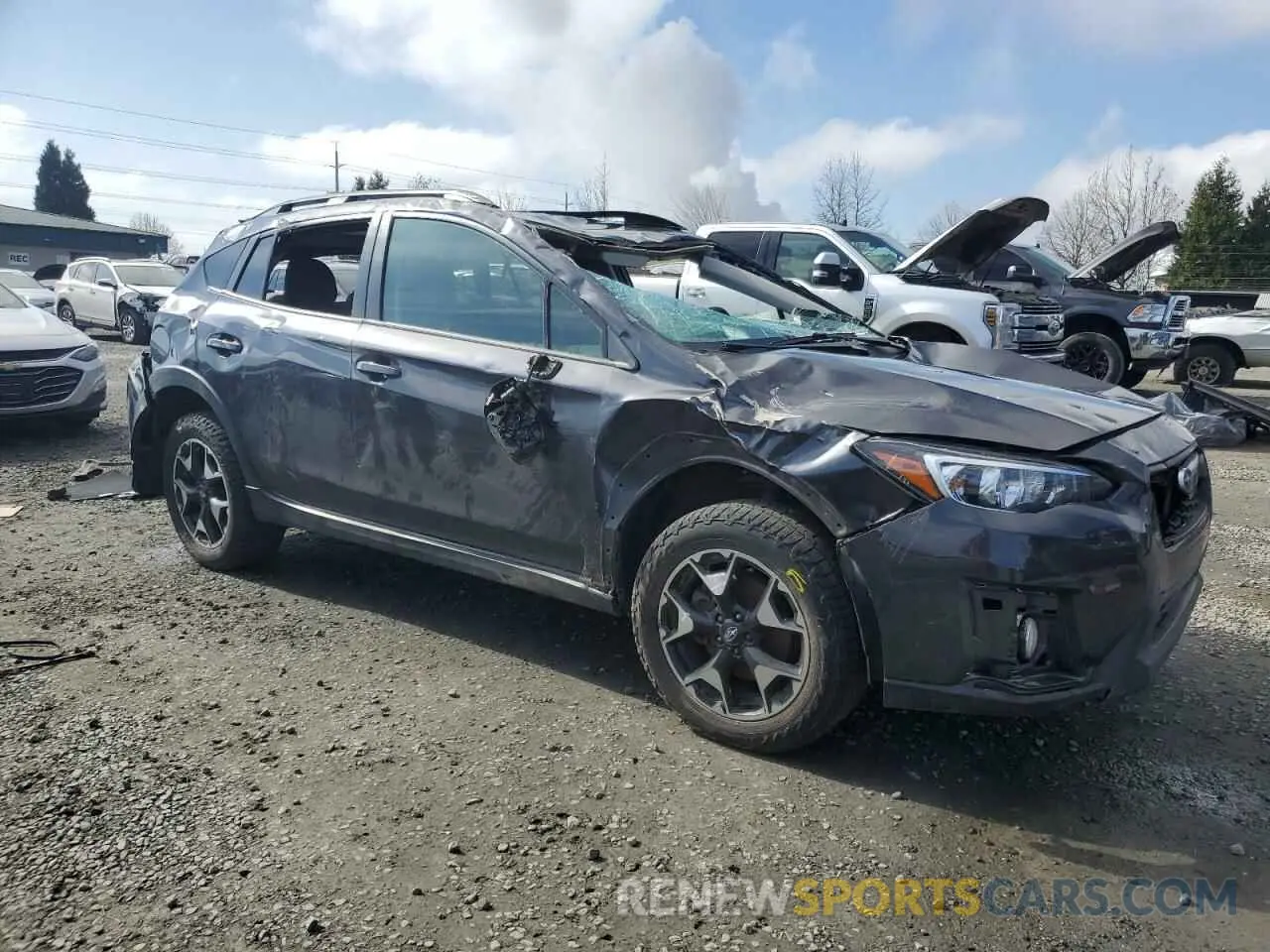 4 Photograph of a damaged car JF2GTACC1KG288107 SUBARU CROSSTREK 2019