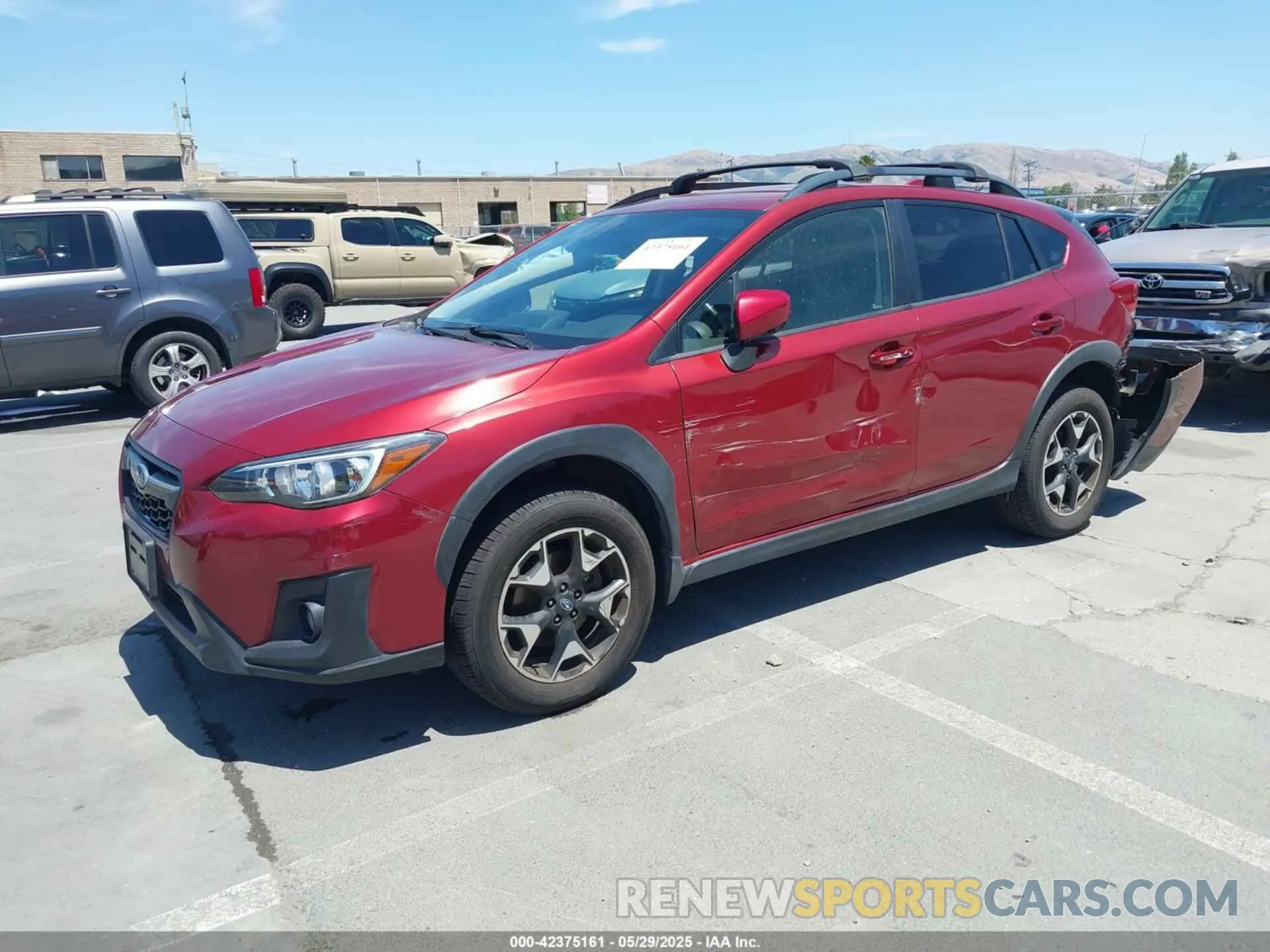 2 Photograph of a damaged car JF2GTACC1KH277439 SUBARU CROSSTREK 2019