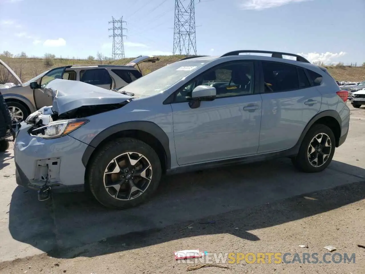 1 Photograph of a damaged car JF2GTACC2K8291446 SUBARU CROSSTREK 2019