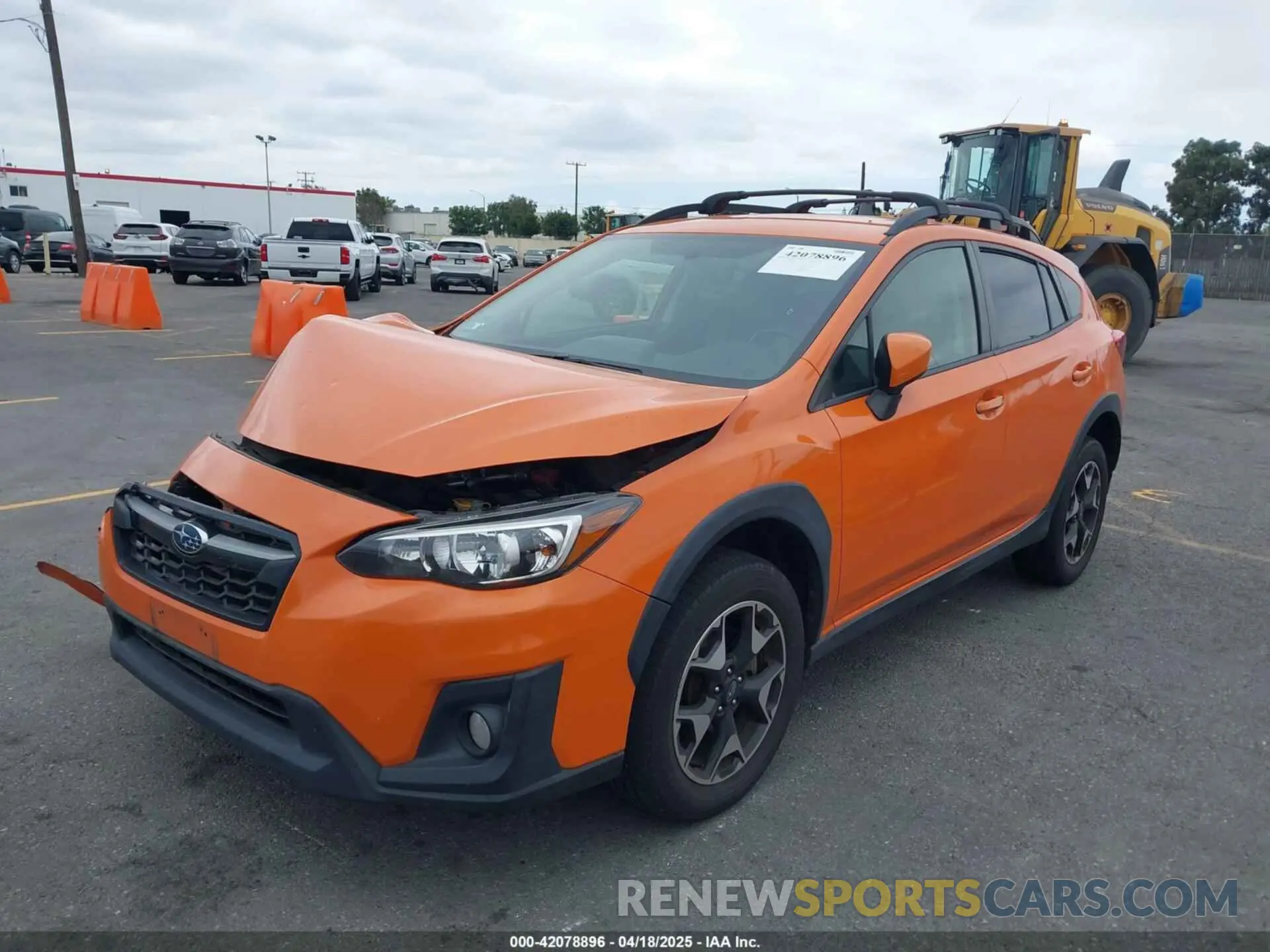 2 Photograph of a damaged car JF2GTACC3KH271996 SUBARU CROSSTREK 2019