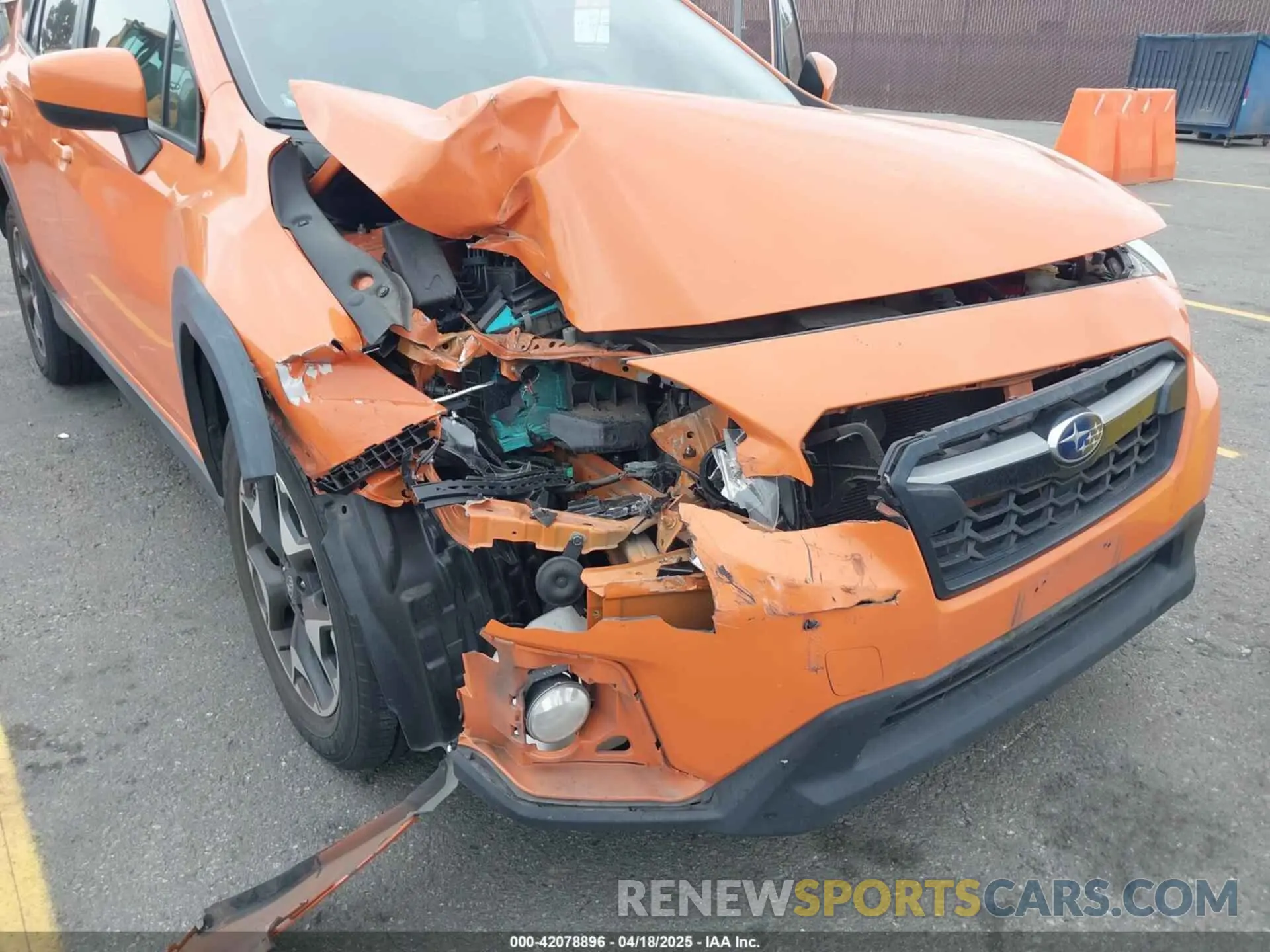 6 Photograph of a damaged car JF2GTACC3KH271996 SUBARU CROSSTREK 2019