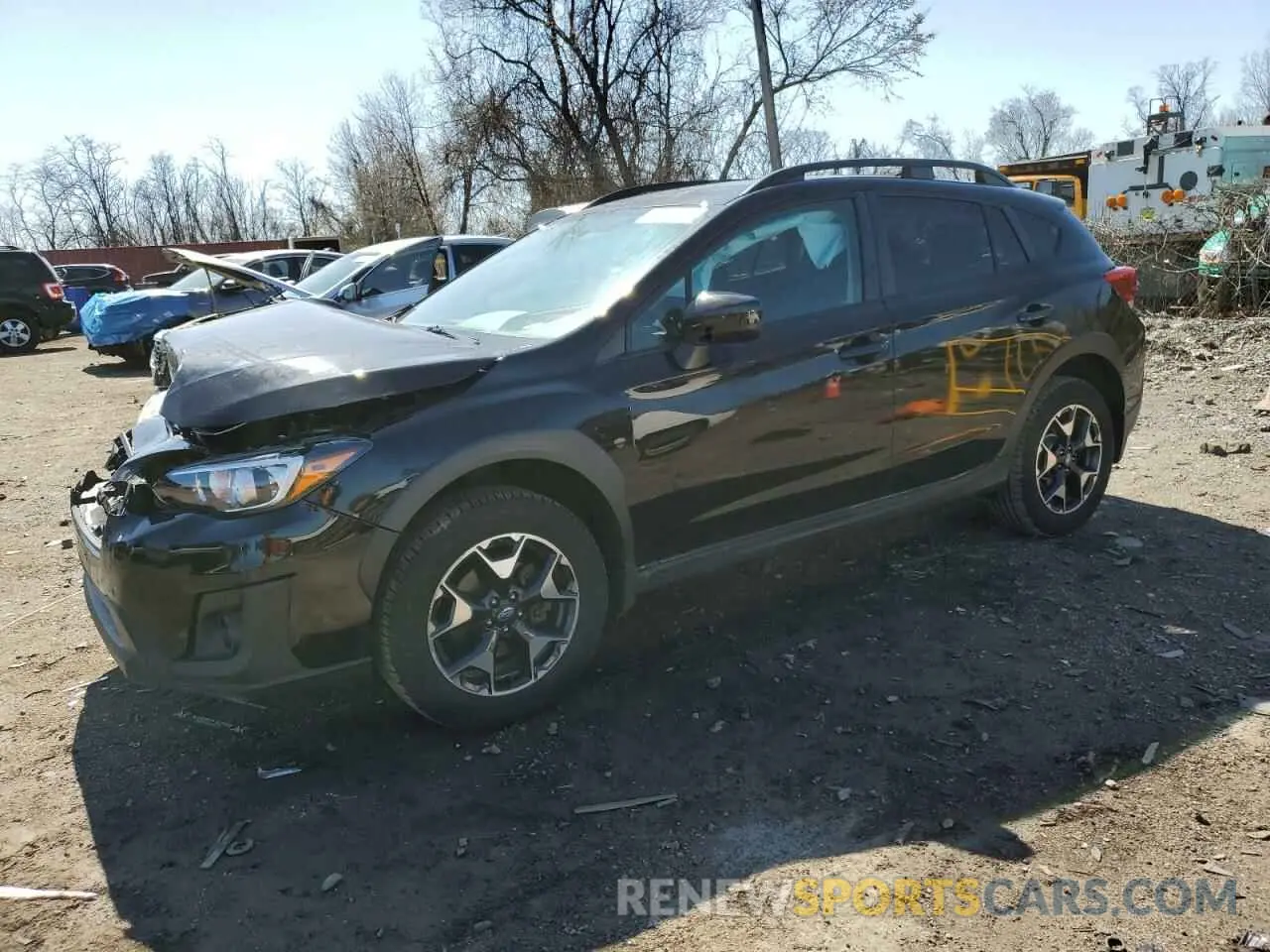 1 Photograph of a damaged car JF2GTACC4K8348133 SUBARU CROSSTREK 2019