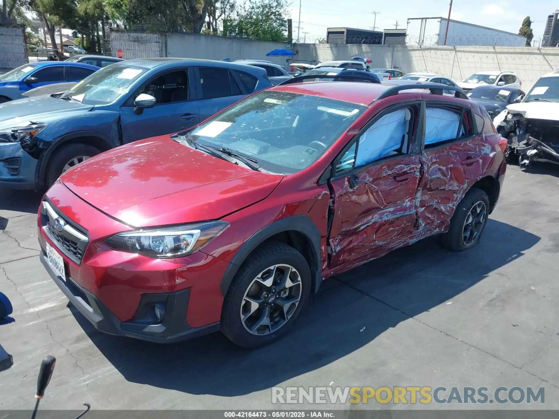 2 Photograph of a damaged car JF2GTACC4K9263982 SUBARU CROSSTREK 2019