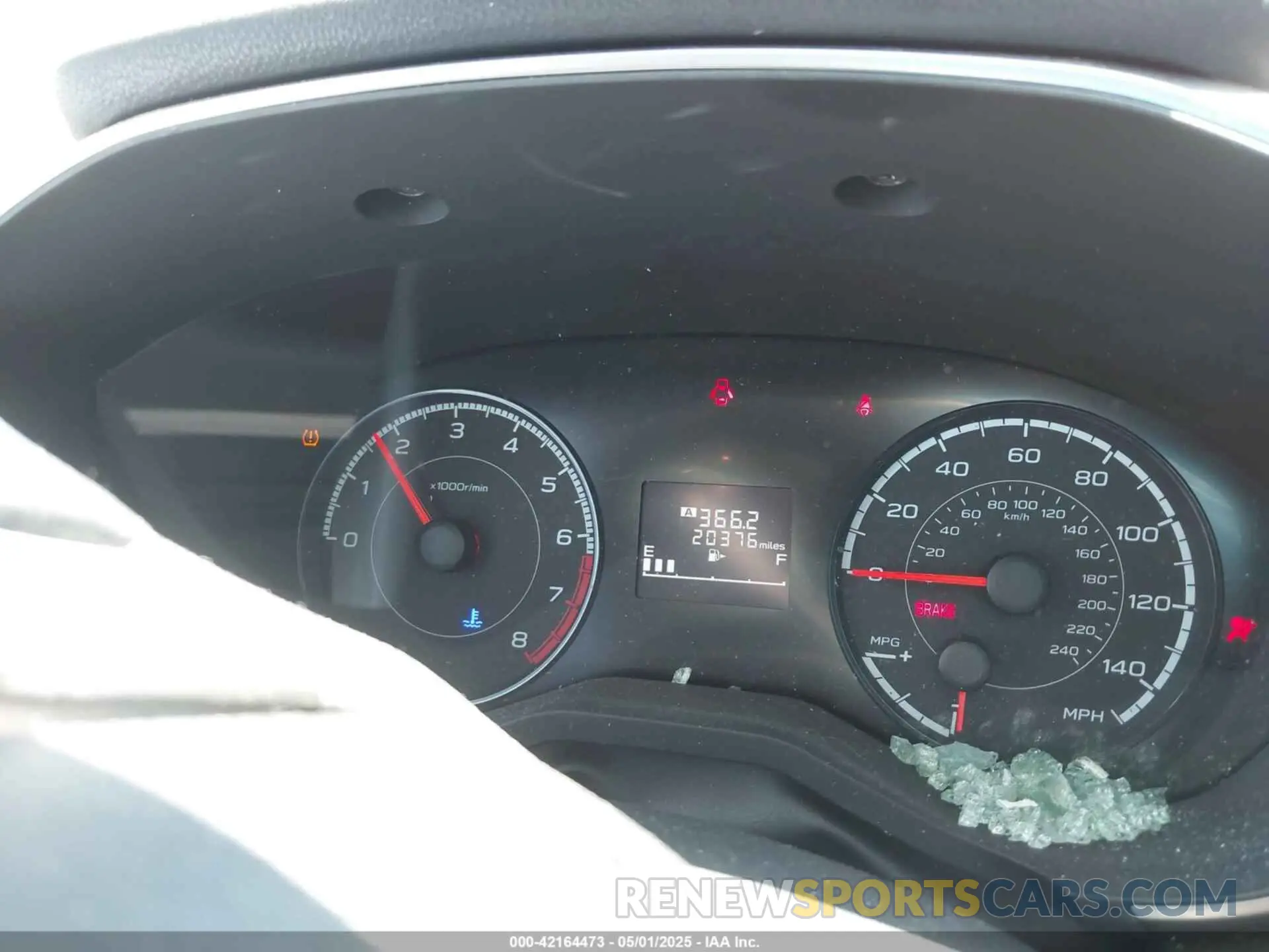 7 Photograph of a damaged car JF2GTACC4K9263982 SUBARU CROSSTREK 2019