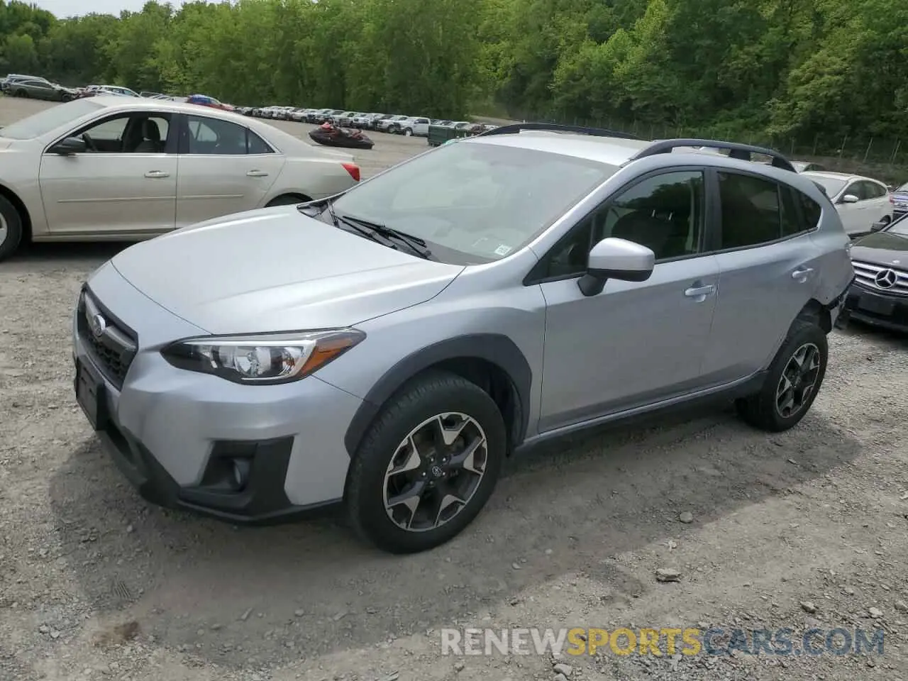 1 Photograph of a damaged car JF2GTACC4KH204341 SUBARU CROSSTREK 2019