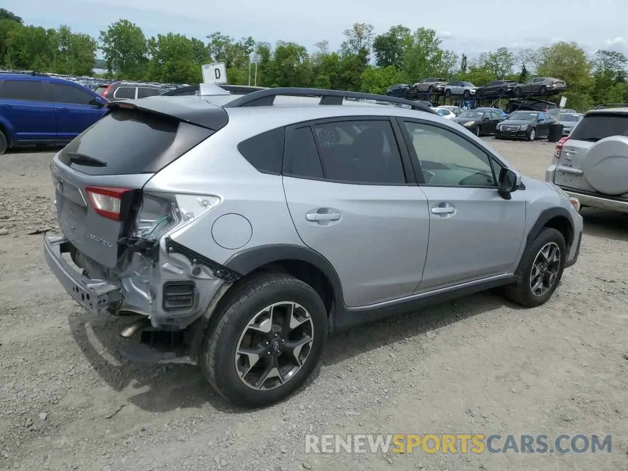3 Photograph of a damaged car JF2GTACC4KH204341 SUBARU CROSSTREK 2019