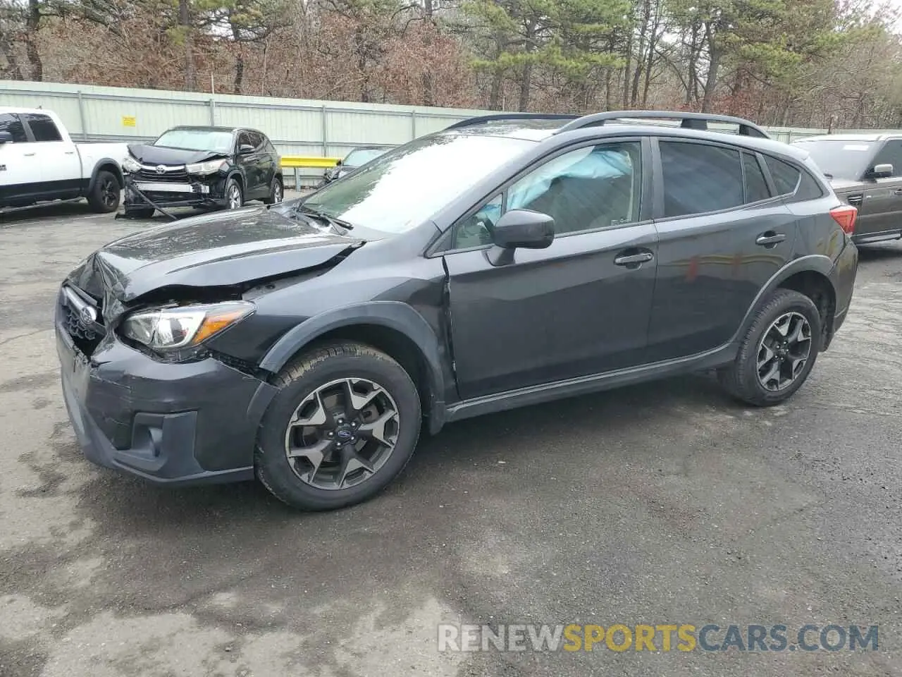 1 Photograph of a damaged car JF2GTACC4KH215209 SUBARU CROSSTREK 2019