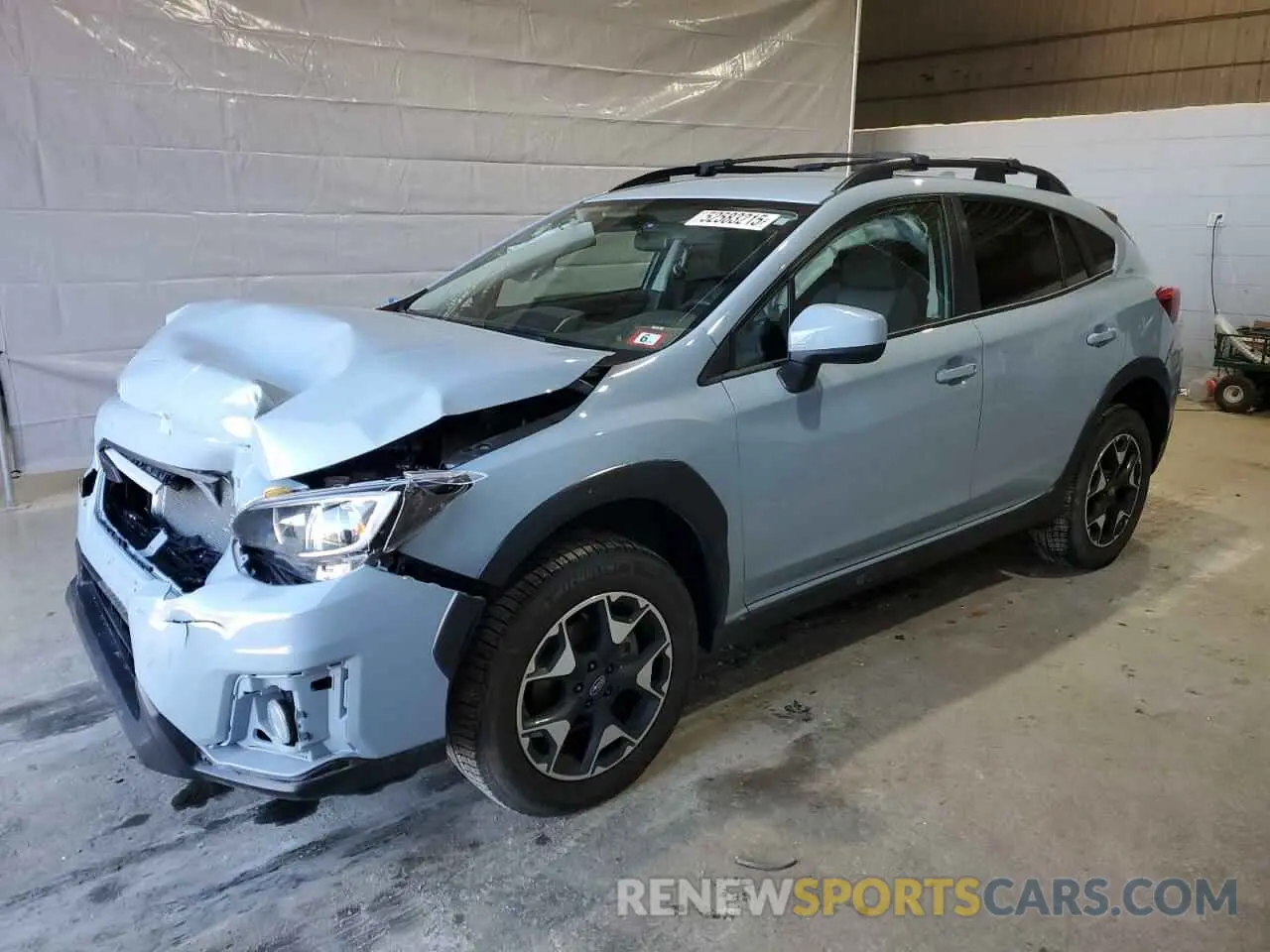 1 Photograph of a damaged car JF2GTACC4KH287933 SUBARU CROSSTREK 2019