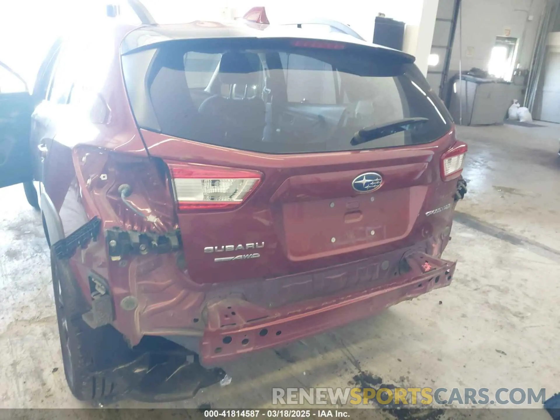 19 Photograph of a damaged car JF2GTACC4KH399650 SUBARU CROSSTREK 2019