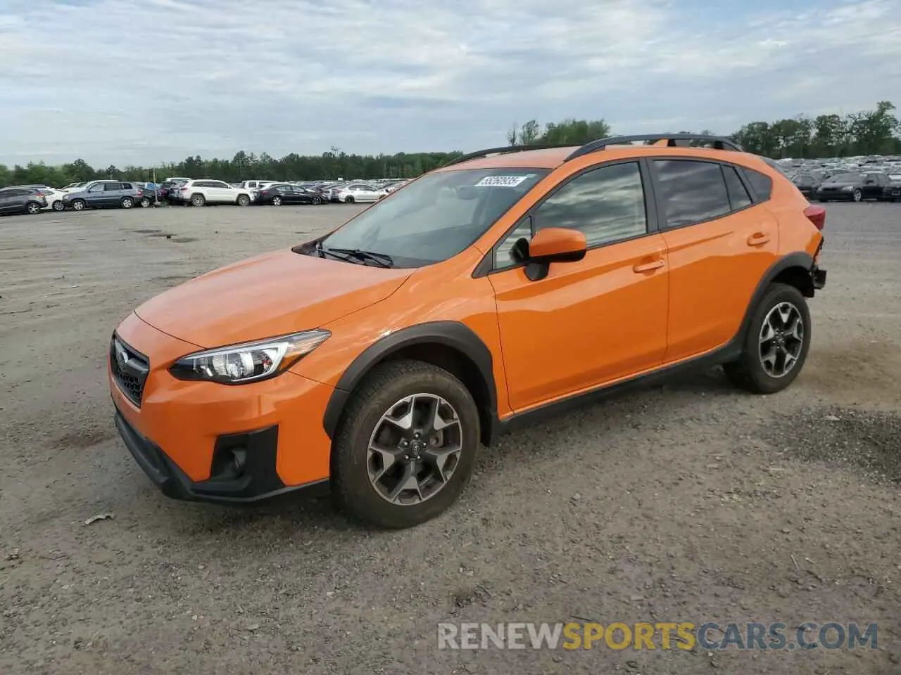 1 Photograph of a damaged car JF2GTACC5K8211055 SUBARU CROSSTREK 2019