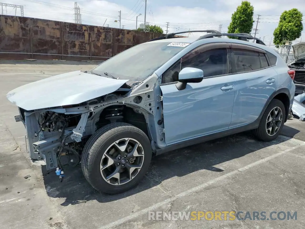1 Photograph of a damaged car JF2GTACC5K8272874 SUBARU CROSSTREK 2019