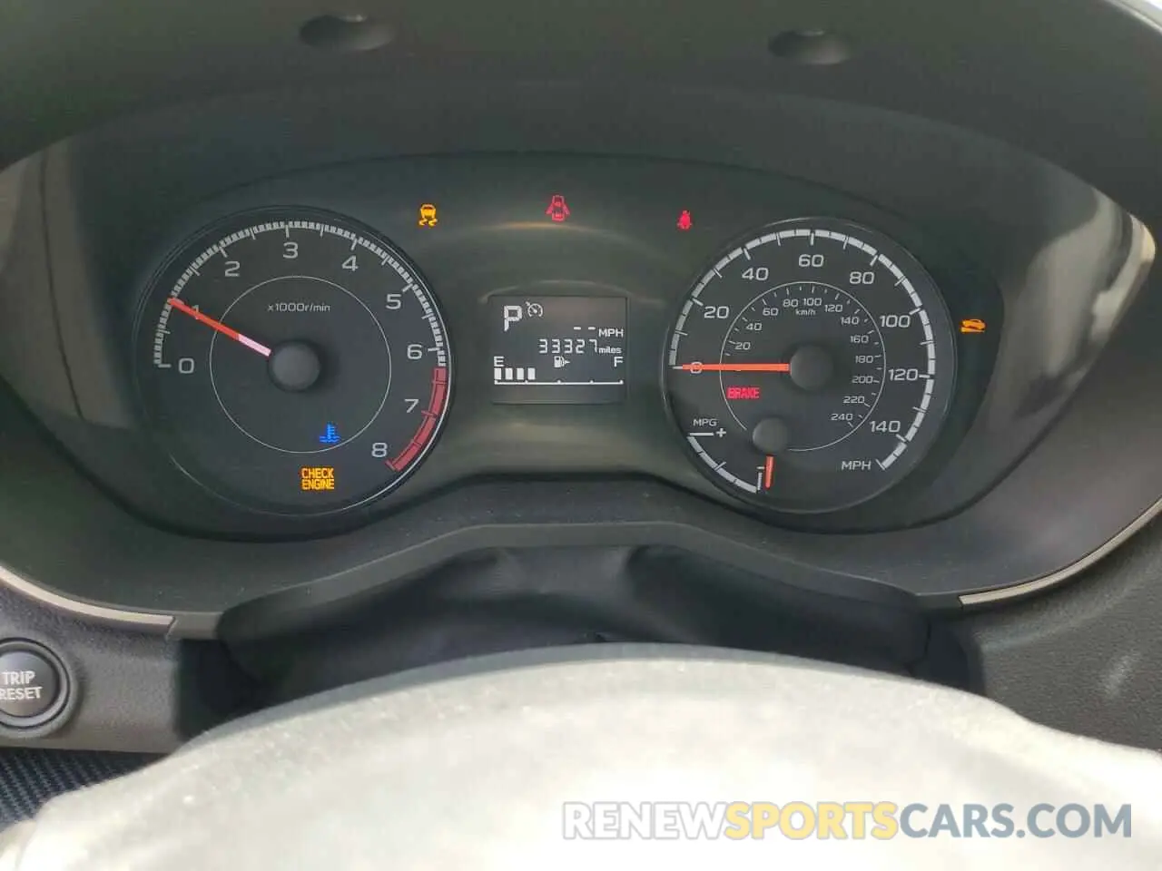 9 Photograph of a damaged car JF2GTACC5K8272874 SUBARU CROSSTREK 2019