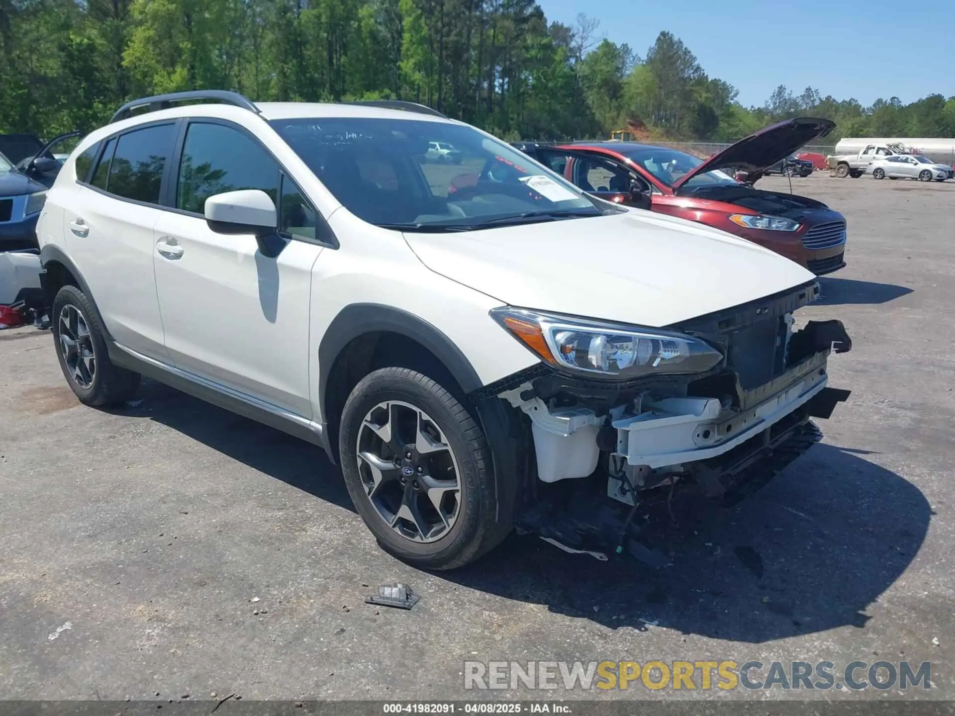 1 Photograph of a damaged car JF2GTACC5K8371243 SUBARU CROSSTREK 2019