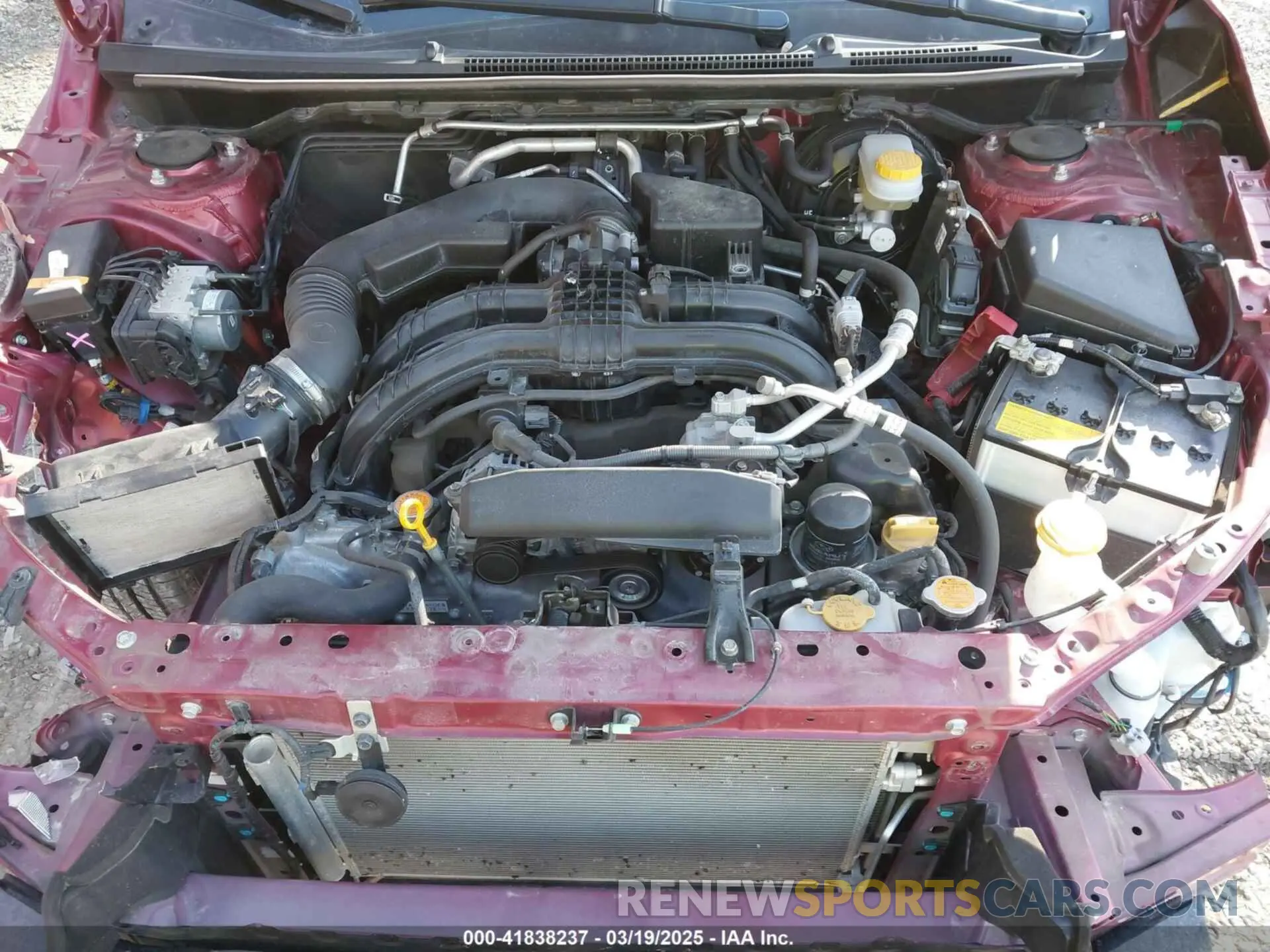 10 Photograph of a damaged car JF2GTACC5KH301533 SUBARU CROSSTREK 2019