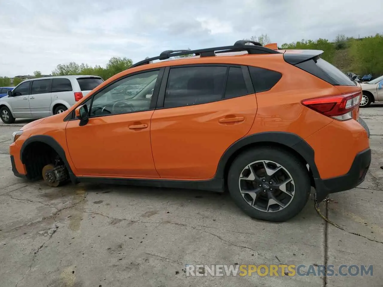 2 Photograph of a damaged car JF2GTACC5KH342969 SUBARU CROSSTREK 2019
